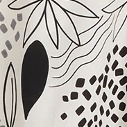ABITO IN POPELINE COTONE STAMPA JUNGLE - AA CAPSULE COLLECTION - FIORE BIANCO - Image 5