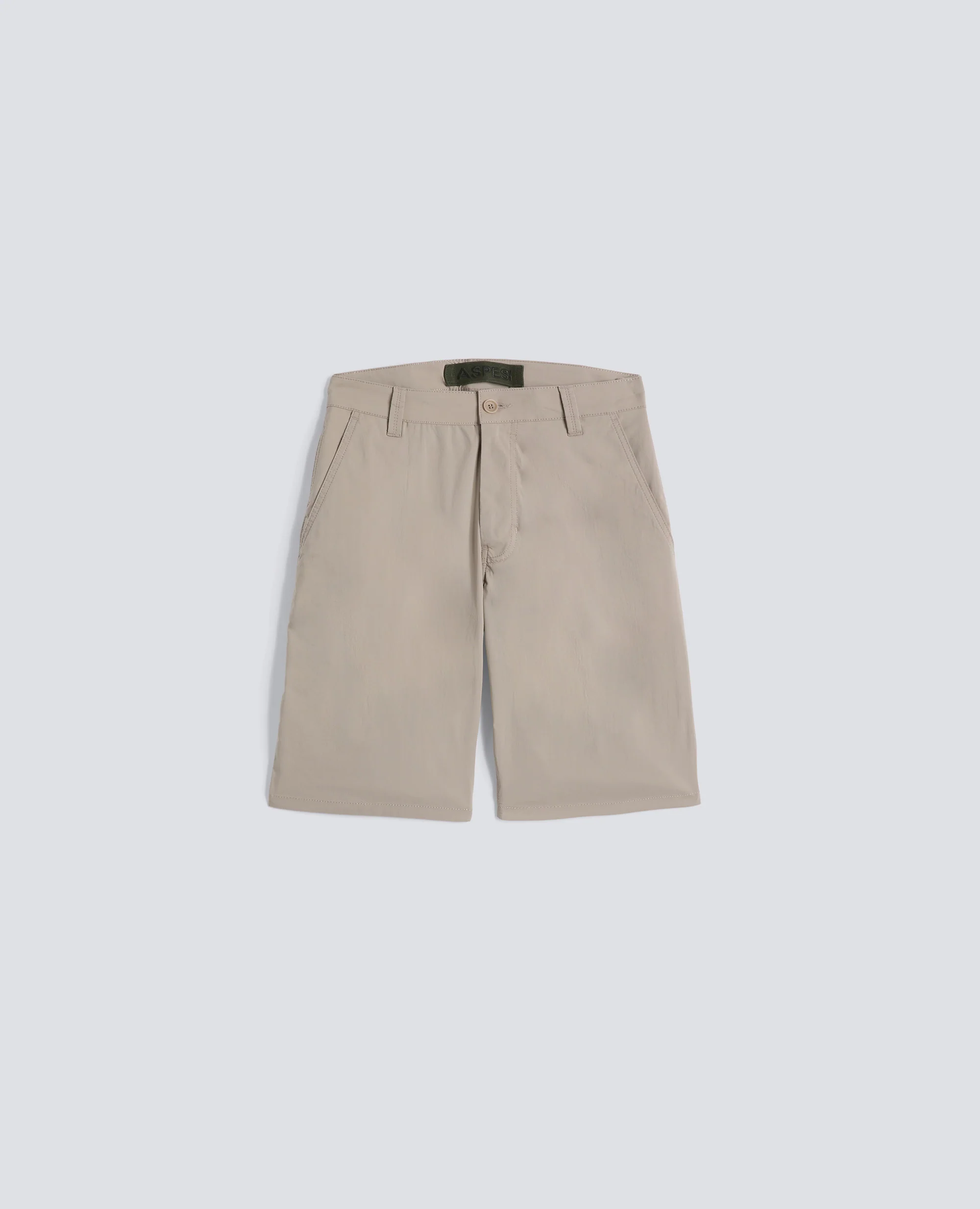 BERMUDA CHINO IN GABARDINA DI COTONE E LINO - COLONIALE