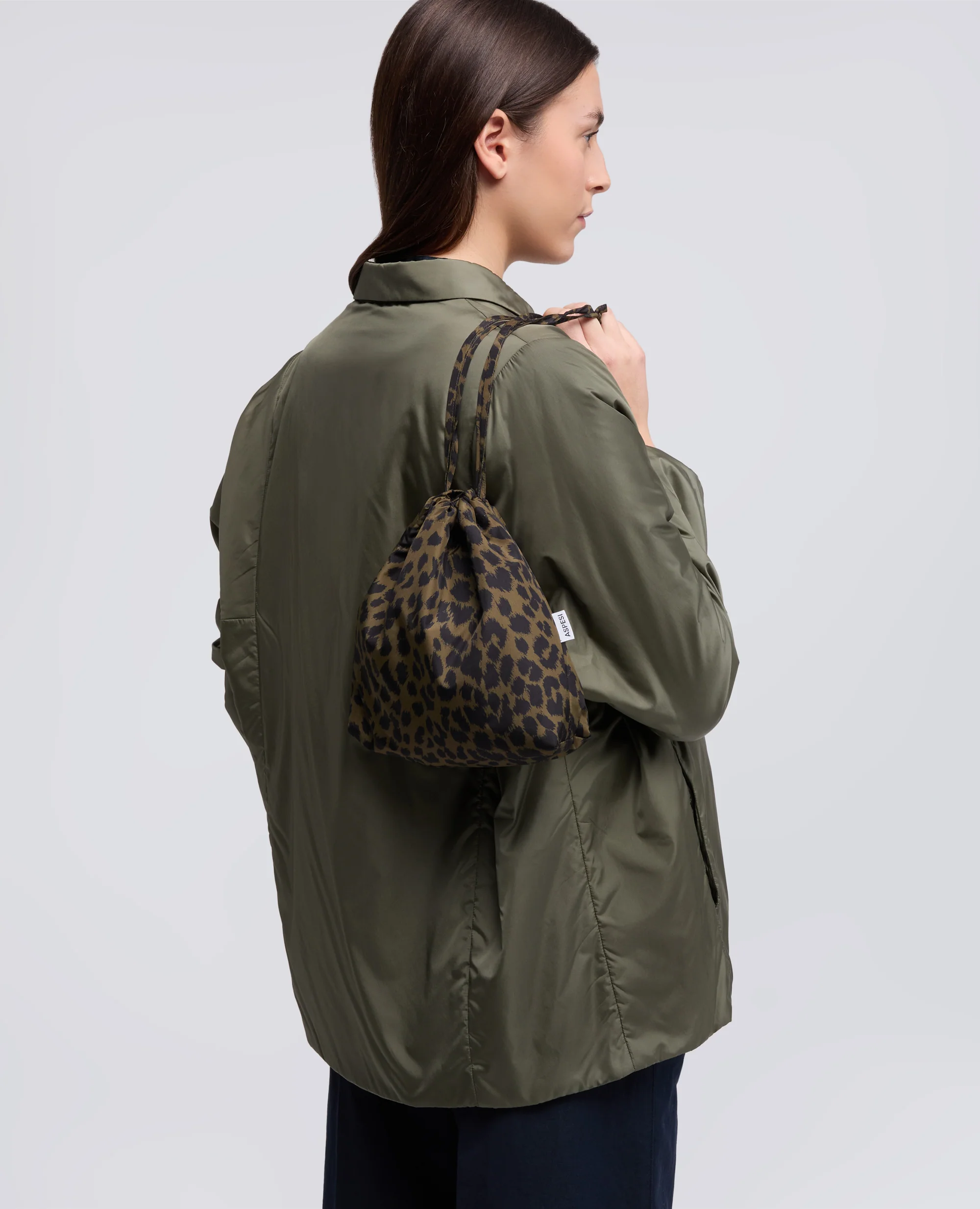 BORSA A SACCHETTO CON TRACOLLA - ANIMALIER - Image 3