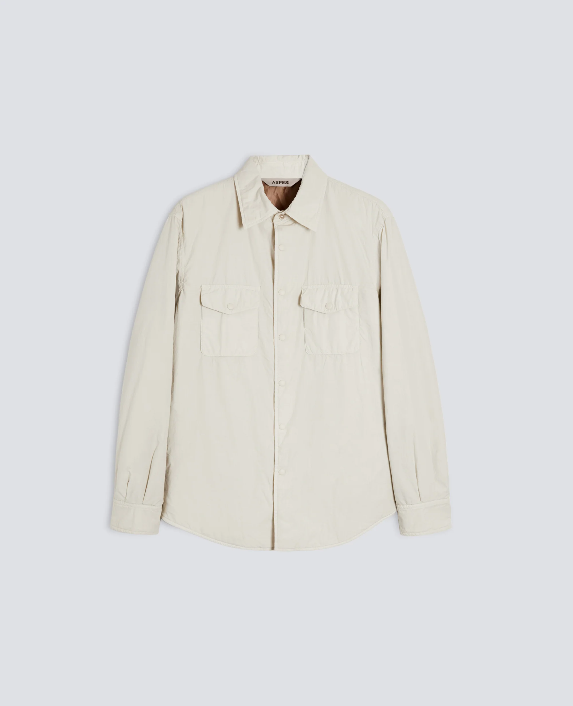 CAMICIA MOD. 13 IN POPELINE DI COTONE - SASSO