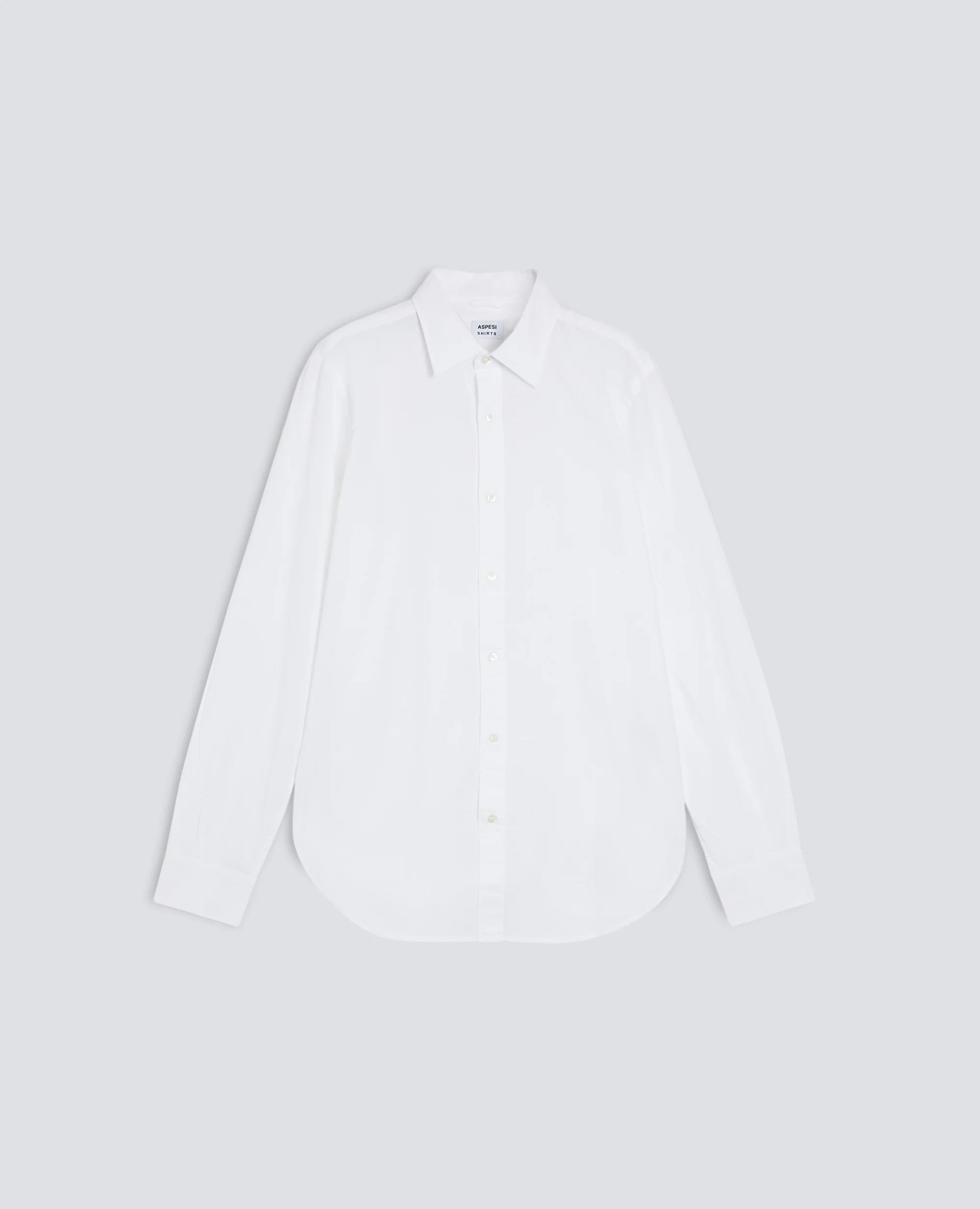 CAMICIA CLASSICA IN CHAMBRAY INDIANO - BIANCO