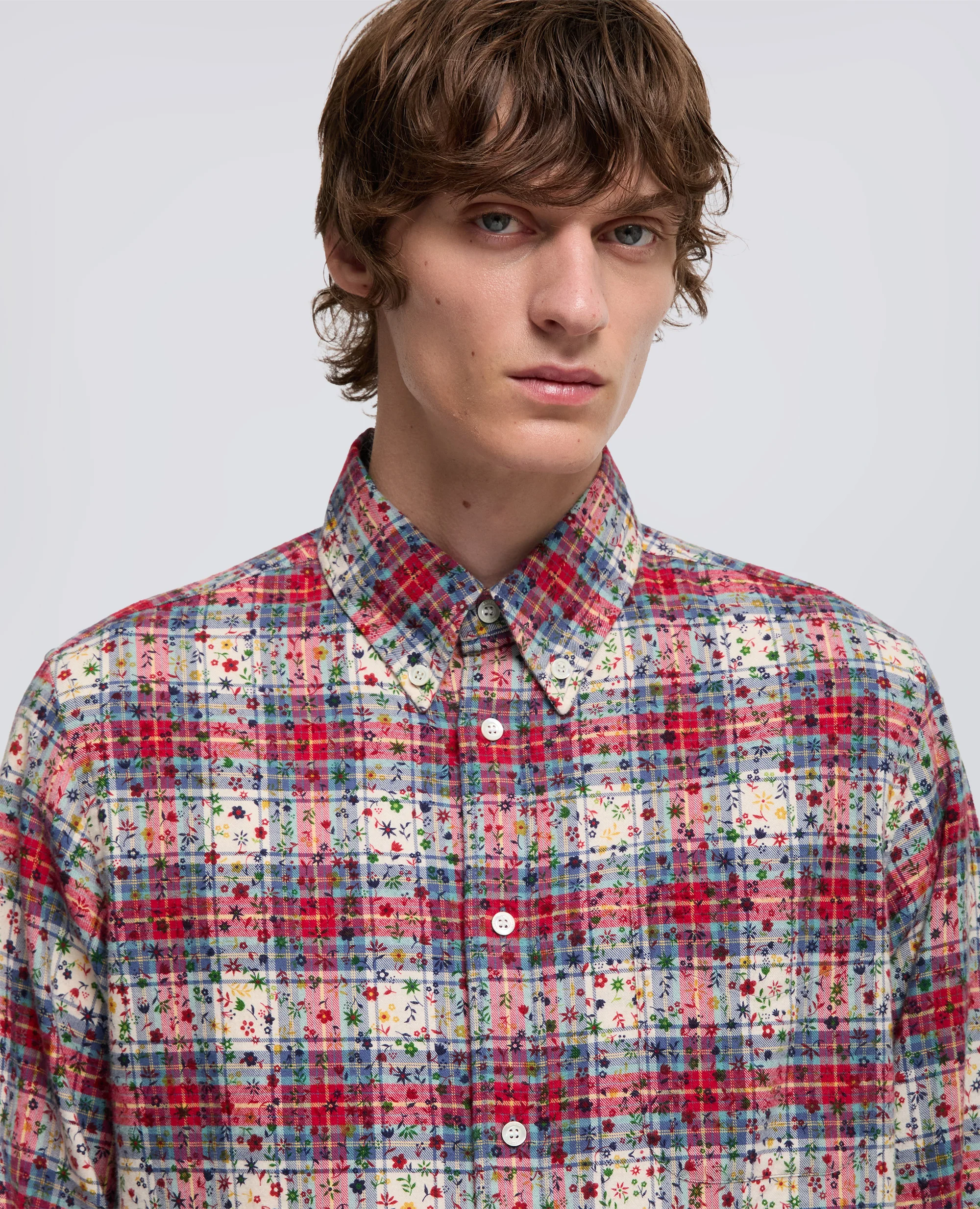 CAMICIA DROPS IN FLANELLA - MULTICOLOR - Image 4