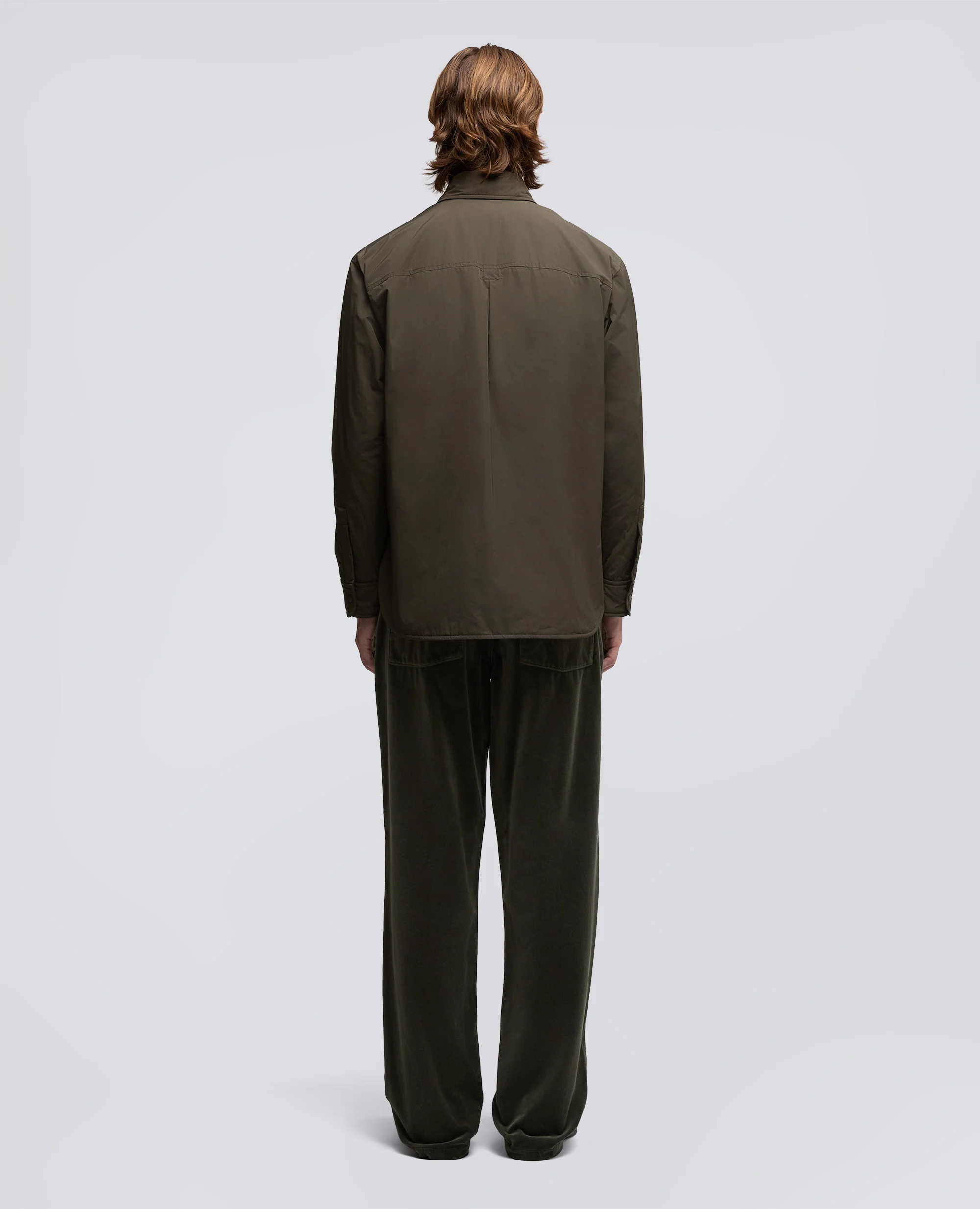 CAMICIA GILES IN TAFFETA - MILITARE - Image 3