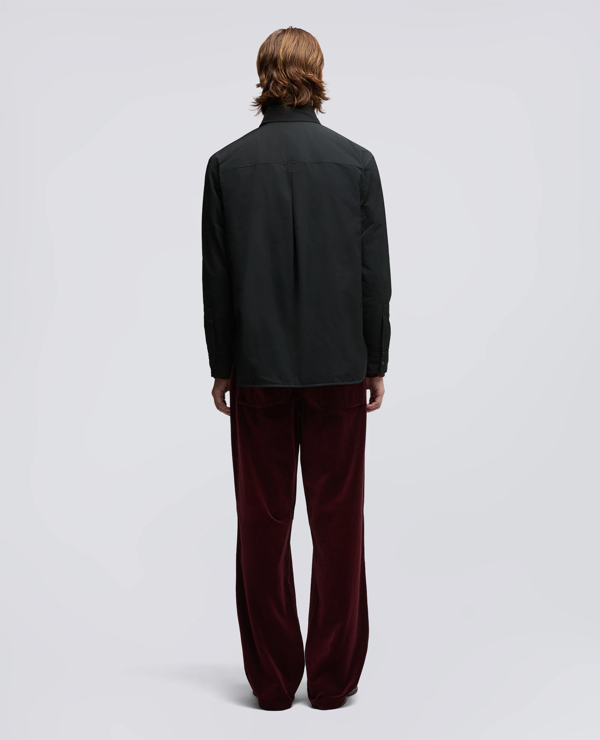 CAMICIA GILES IN TAFFETA - NERO - Image 3