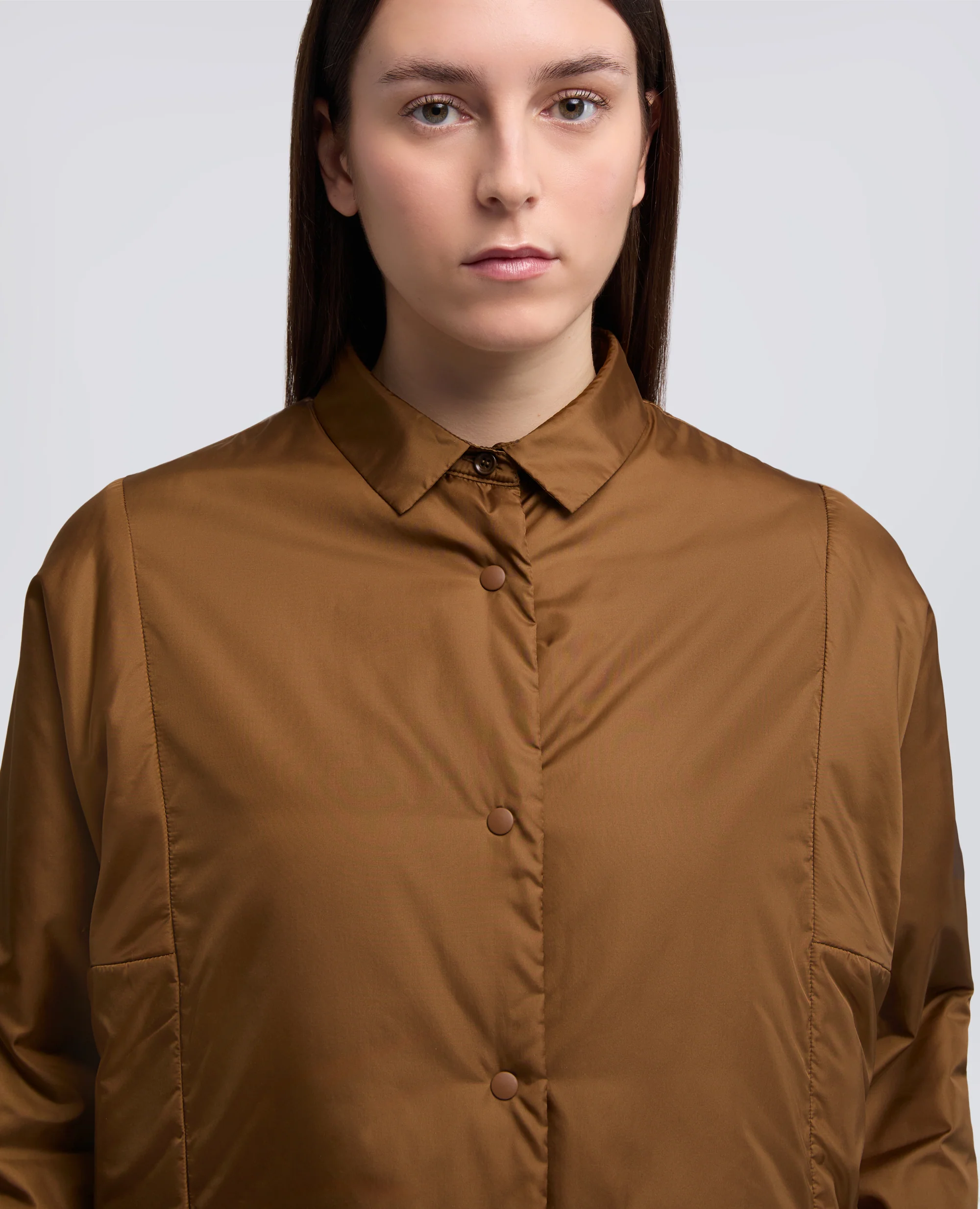 CAMICIA IN NYLON IMBOTTITA - BISCOTTO - Image 4