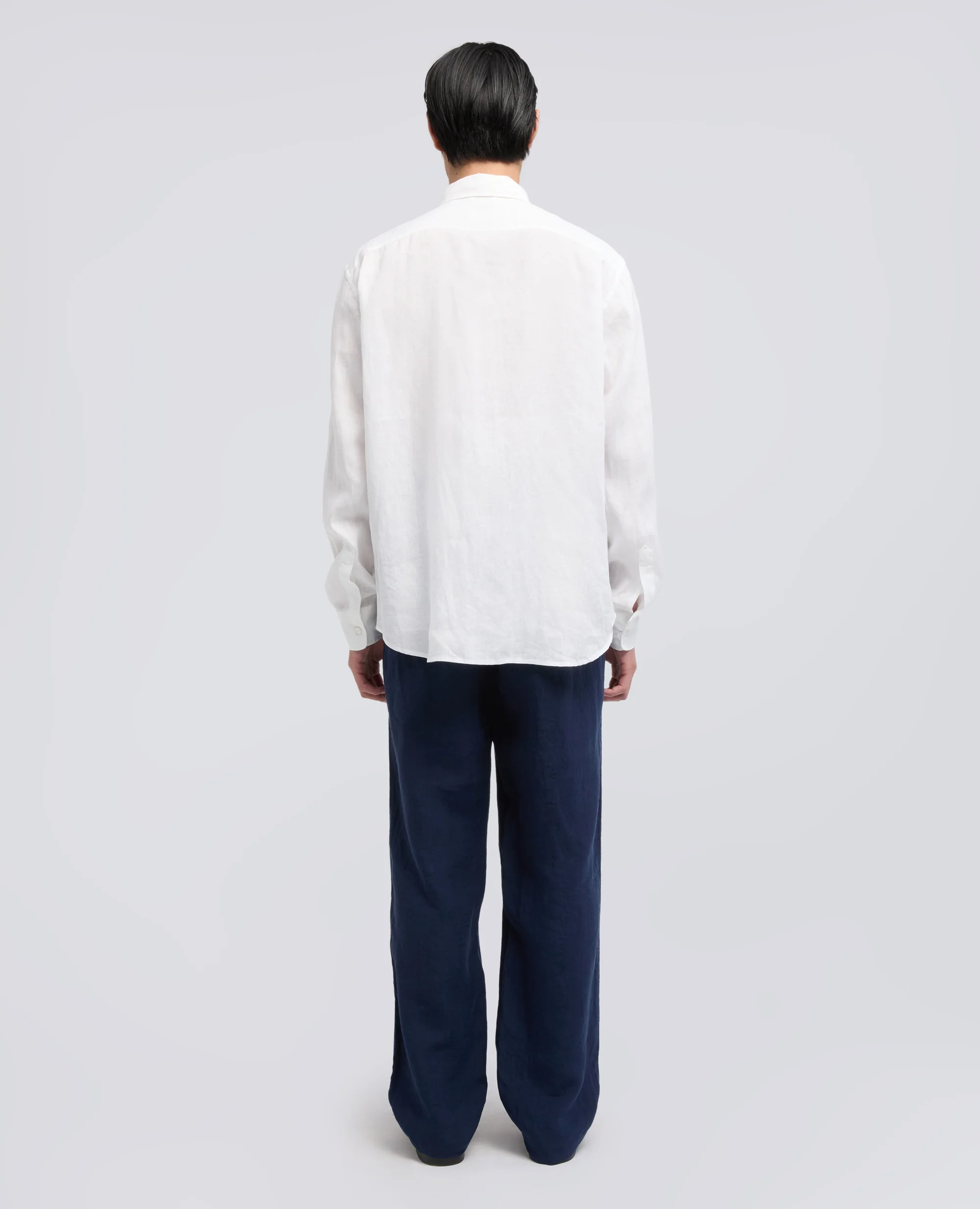 CAMICIA IN CHAMBRAY GIAPPONESE - BIANCO - Image 3