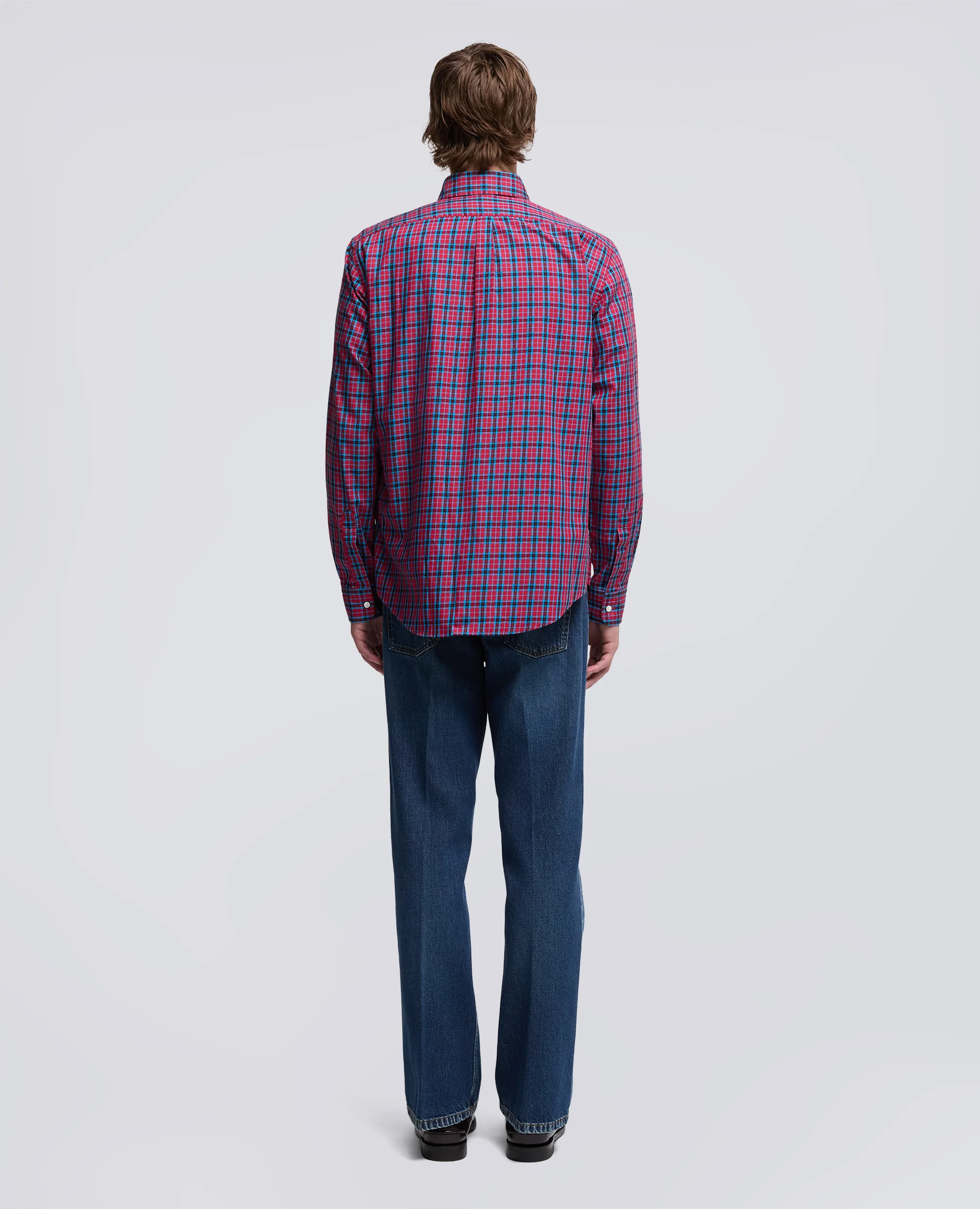 CAMICIA IN VAIELLA DI COTONE - CHECK - Image 3