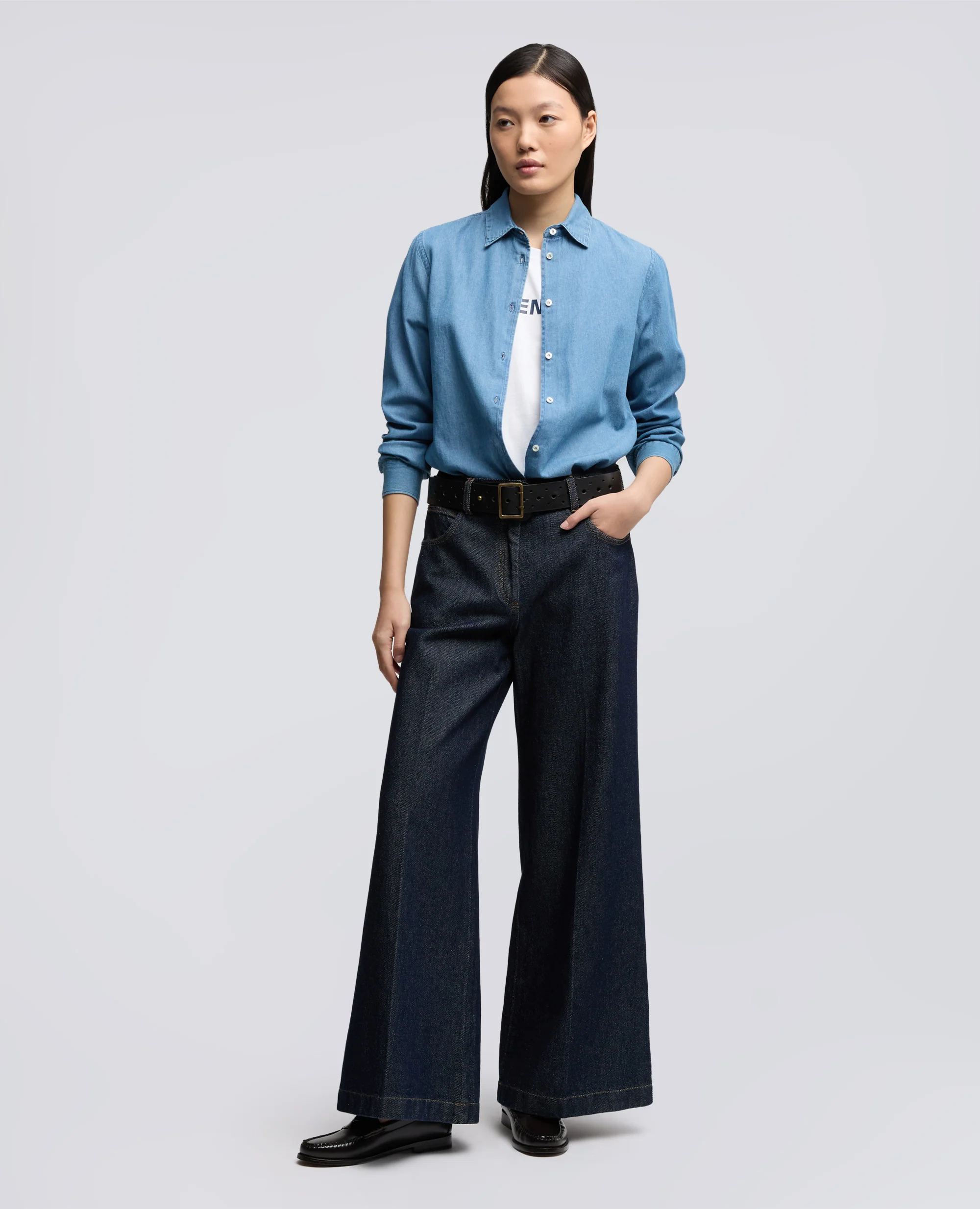 CAMICIA MOD.5422 - DENIM - Image 2