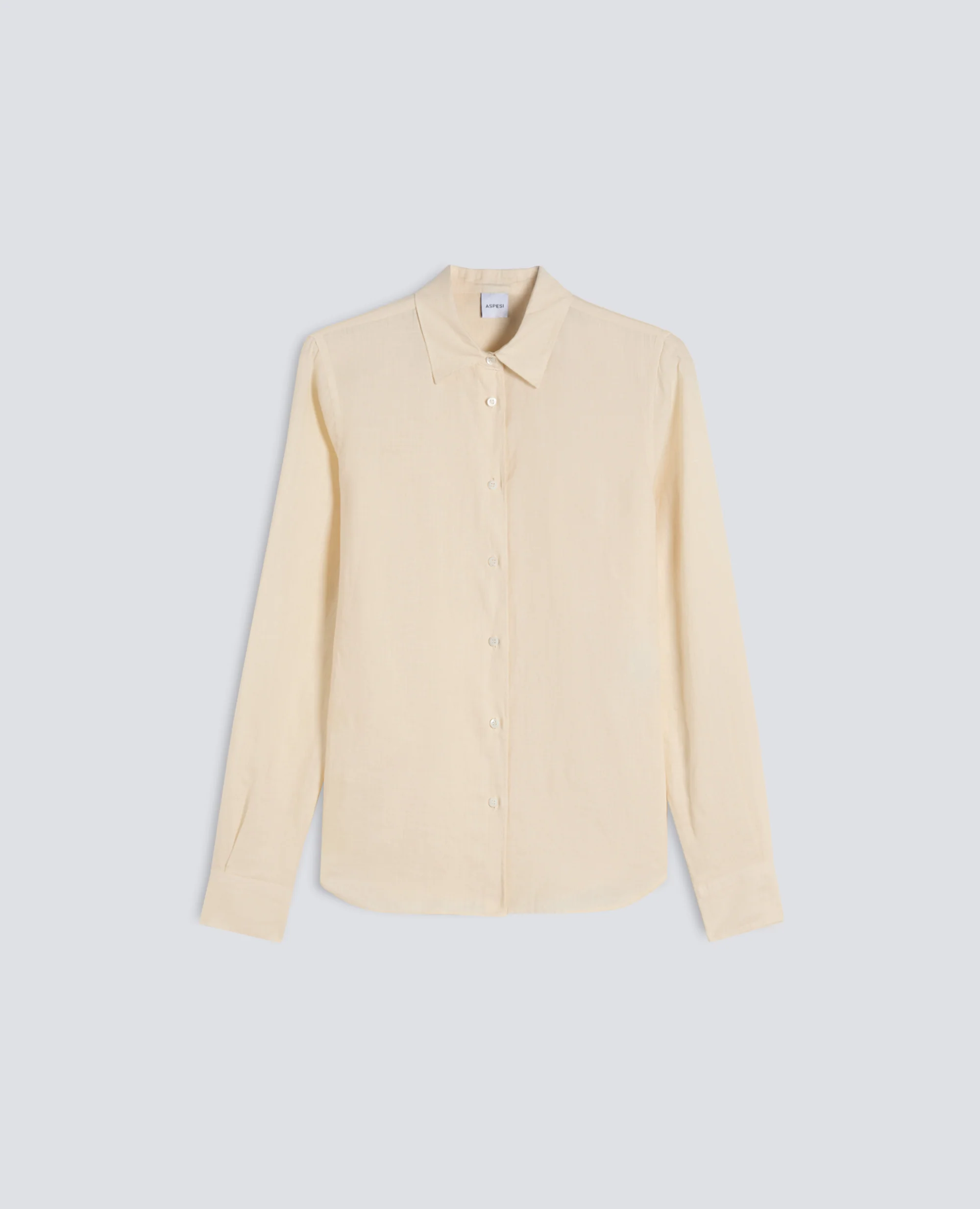 CAMICIA CLASSICA IN LINO - NATURALE