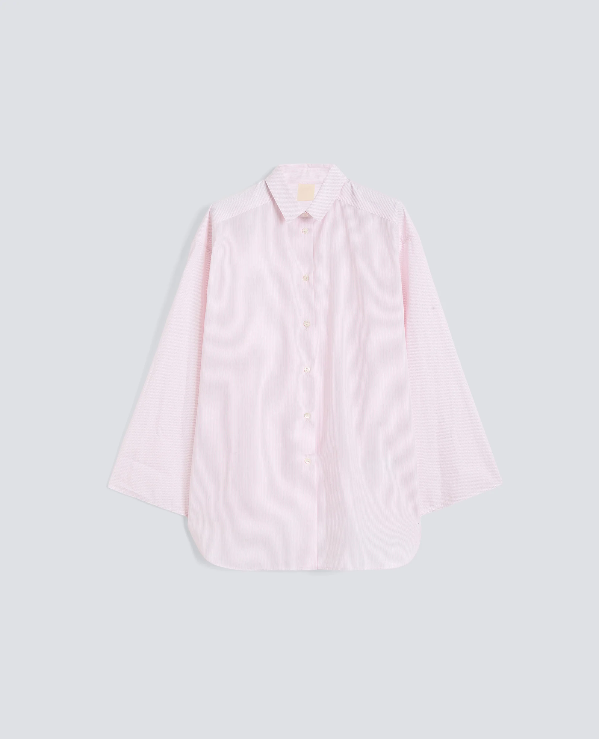 CAMICIA IN POPELINE - AA CAPSULE COLLECTION - RIGA ROSSA