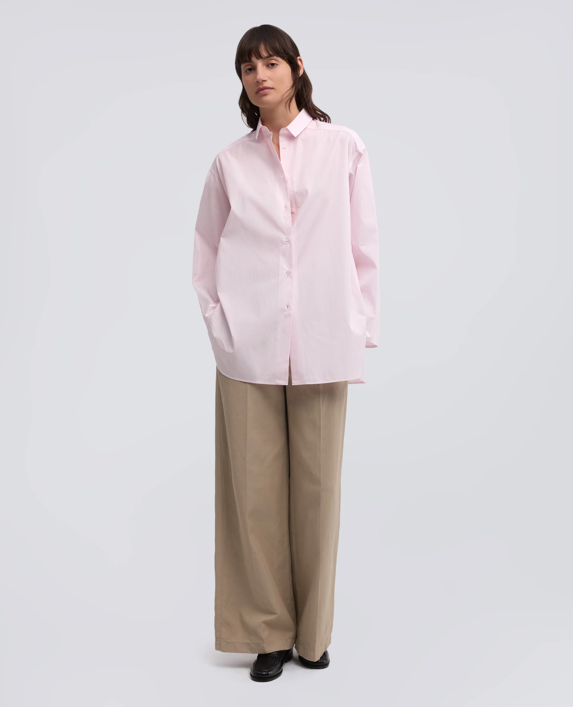 CAMICIA IN POPELINE - AA CAPSULE COLLECTION - RIGA ROSSA - Image 2