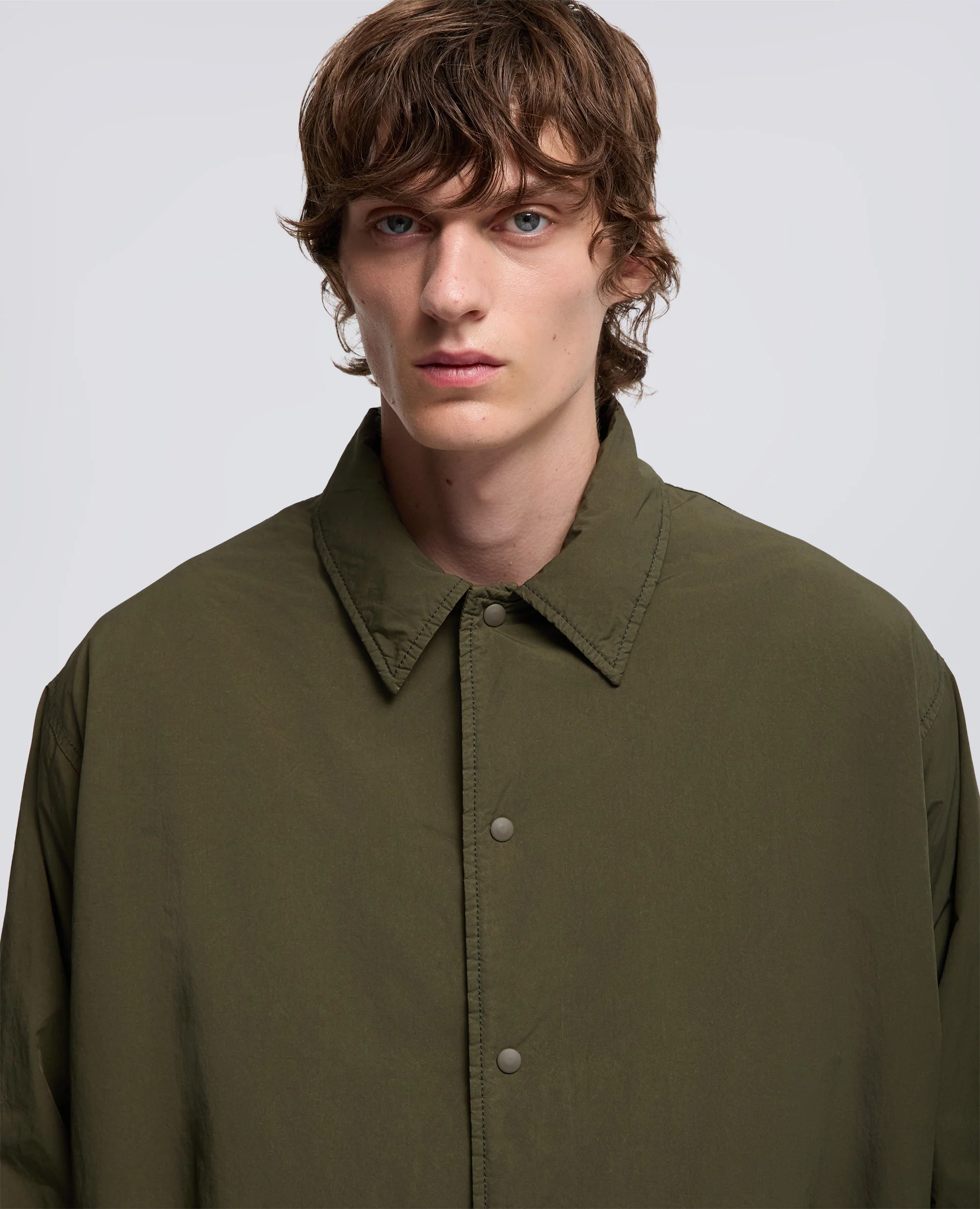 CAMICIA POLLARD IN NYLON IDROREPELLENTE - MILITARE - Image 4