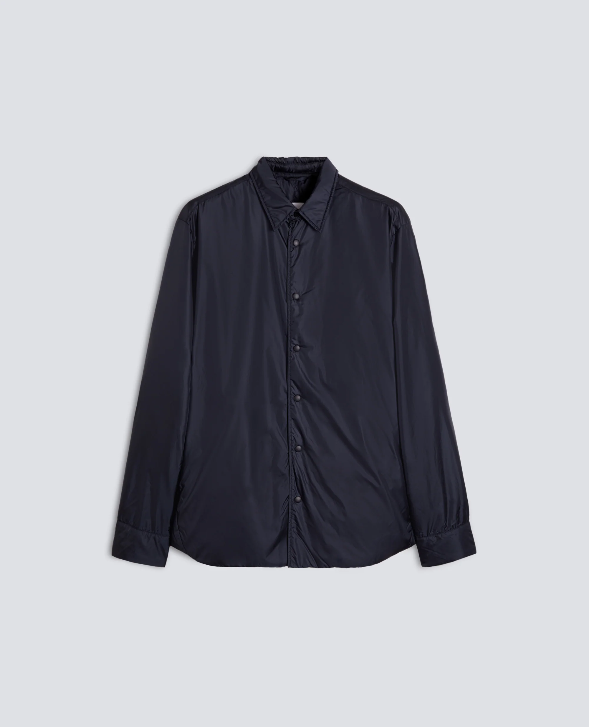 CAMICIA IN NYLON LEGGERO IMBOTTITA - NAVY