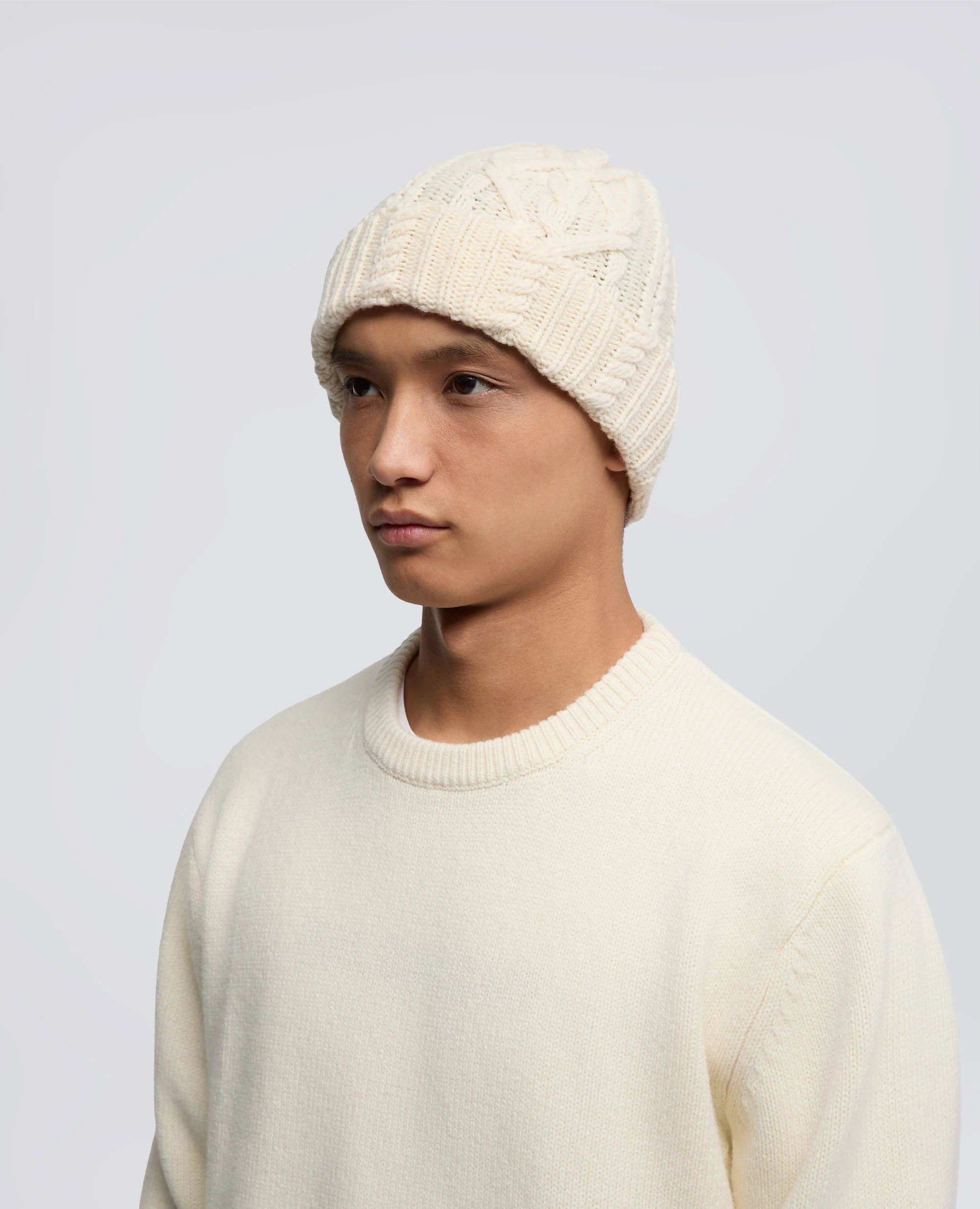CAPPELLO IN LANA - NATURALE - Image 3