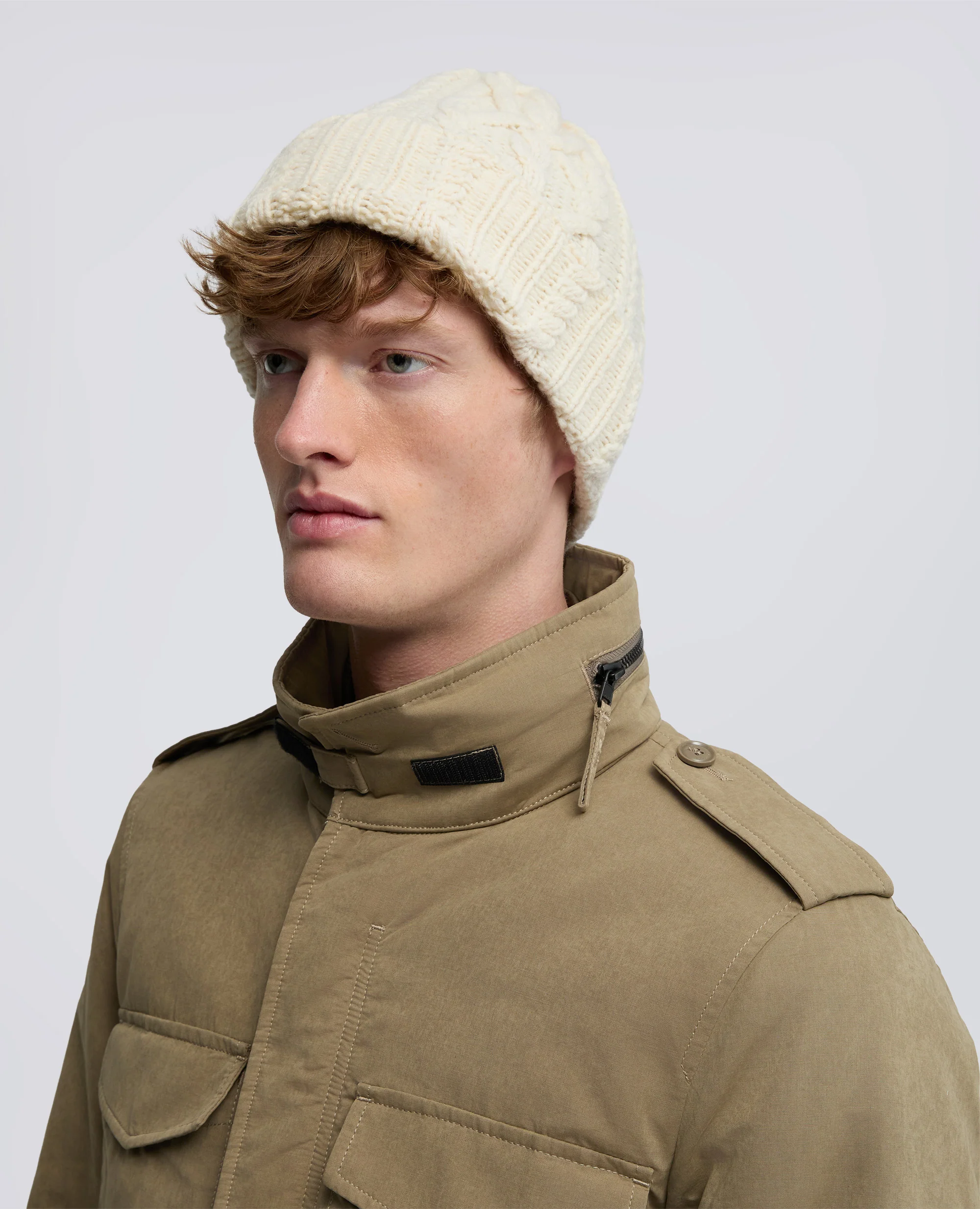 CAPPELLO IN LANA - NATURALE - Image 4