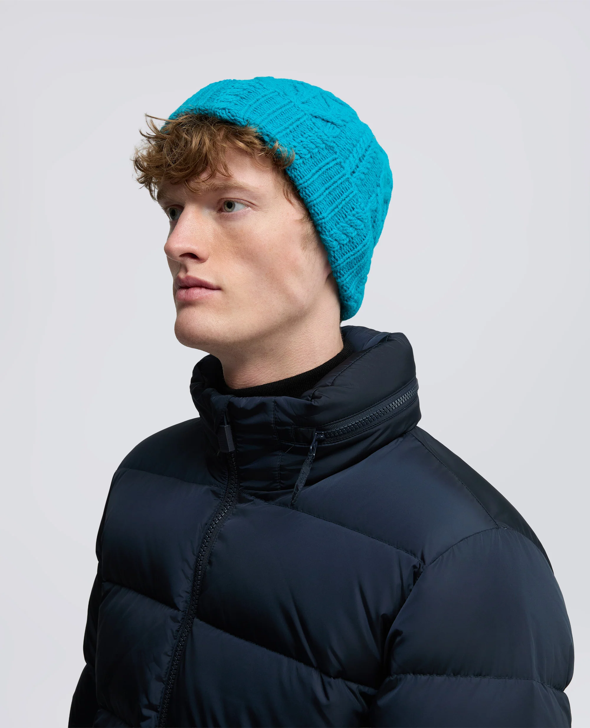 CAPPELLO IN LANA - TURCHESE - Image 4