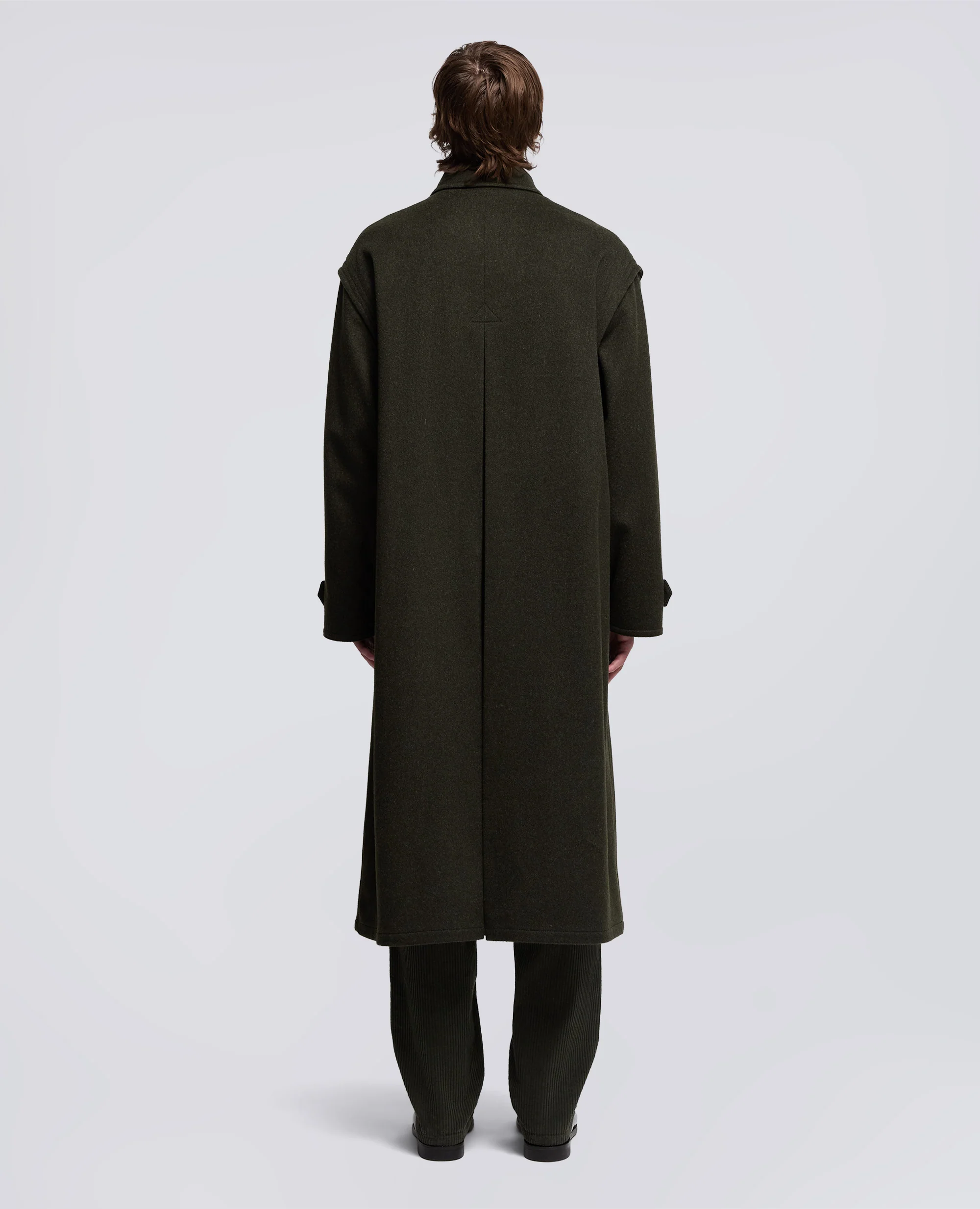 CAPPOTTO ERNEST IN LANA VERGINE E ALPACA - MILITARE - Image 3