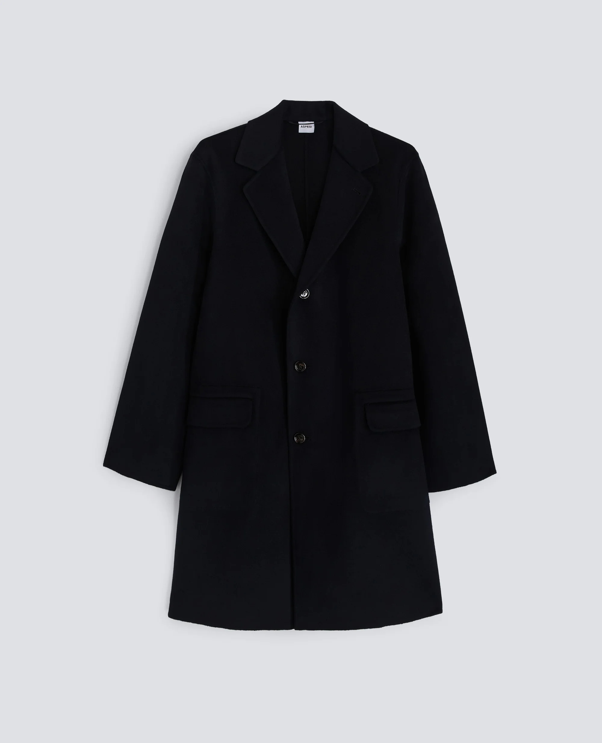 CAPPOTTO FRANKLIN IN DOUBLE DI LANA - NAVY