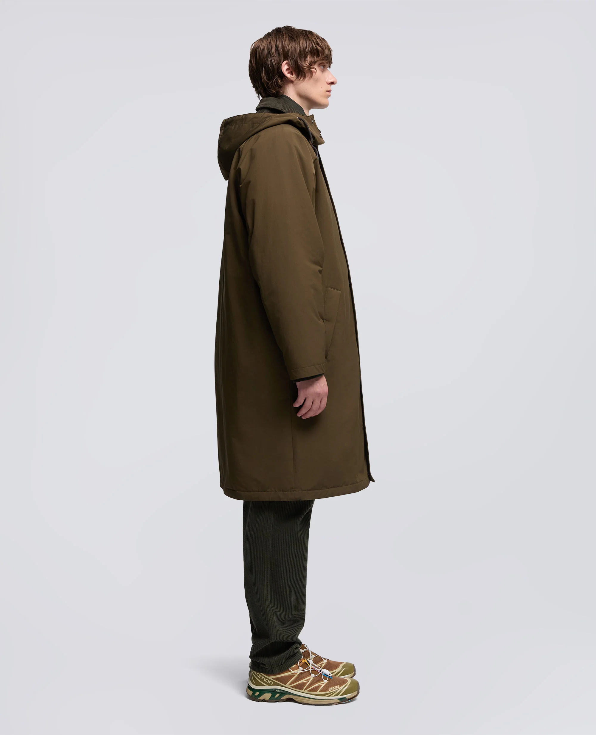CAPPOTTO HIBIKI IN TELA DI MISTO COTONE - MILITARE - Image 4