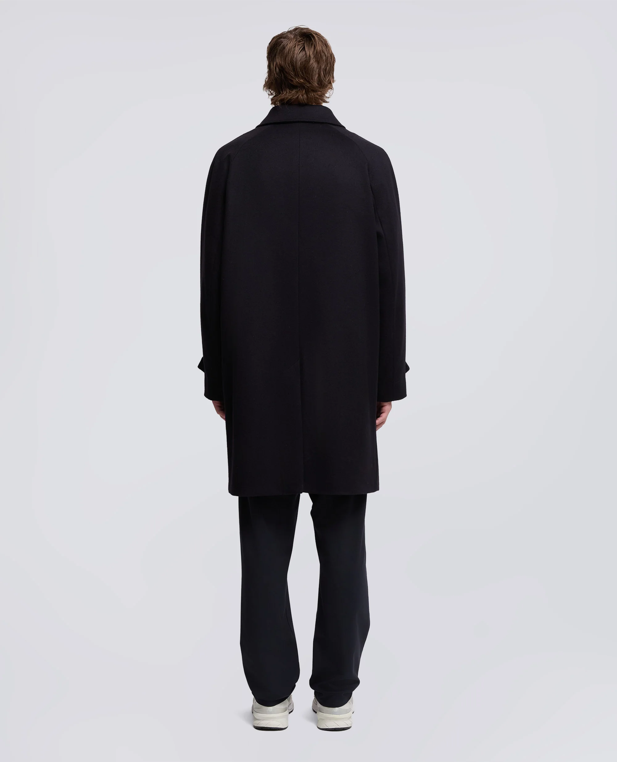 CAPPOTTO PASCAL IN LANA VERGINE E ALPACA - NAVY - Image 3