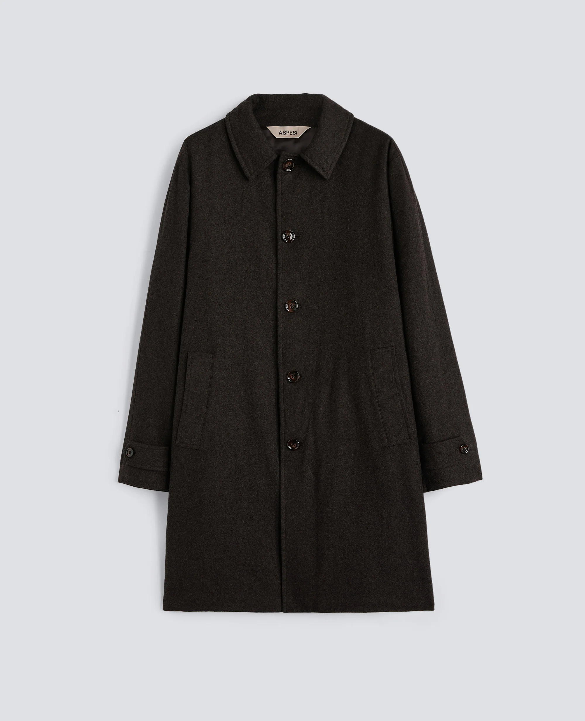 CAPPOTTO PASCAL IN LANA E CASHMERE - MARRONE