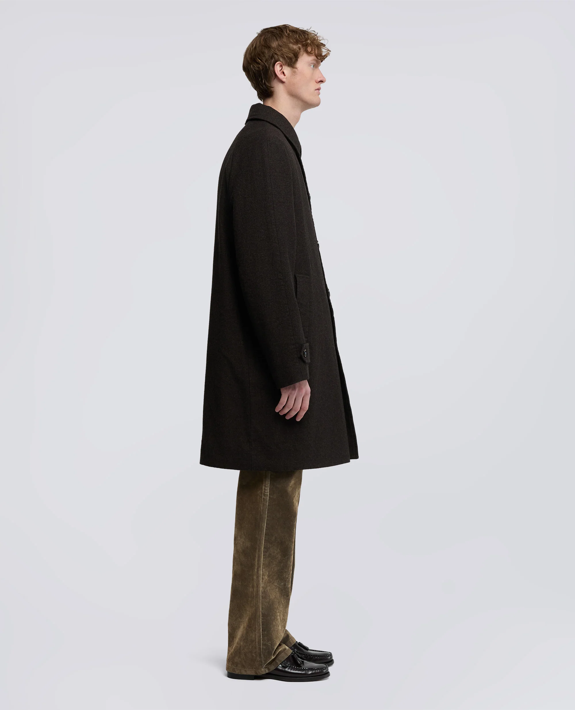 CAPPOTTO PASCAL IN LANA E CASHMERE - MARRONE - Image 3