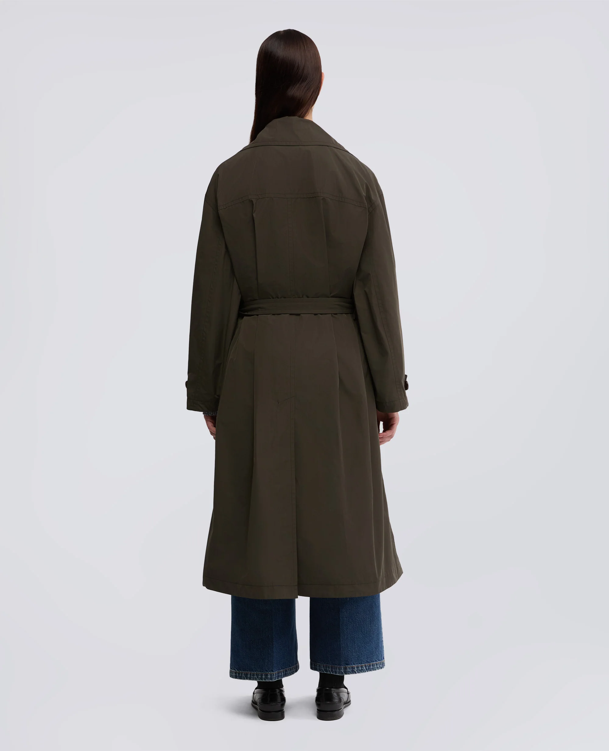 TRENCH SCOTCH IN TAFFETA IMPERMEABILE - MILITARE - Image 3