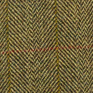 CAPPOTTO WRIGHT IN LANA HARRIS TWEED - SENAPE - Image 5