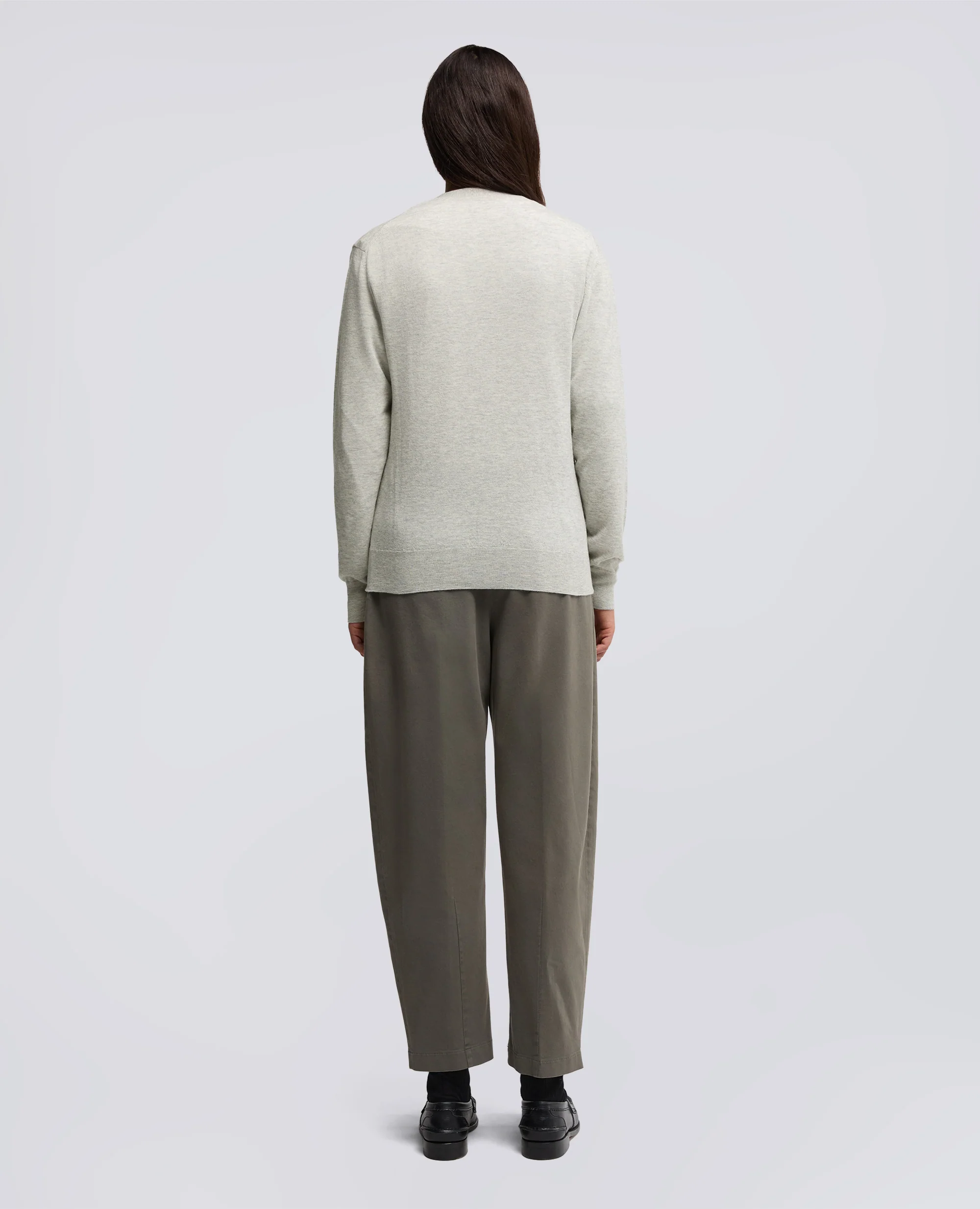 CARDIGAN IN LANA E CASHMERE - MELANGE - Image 3