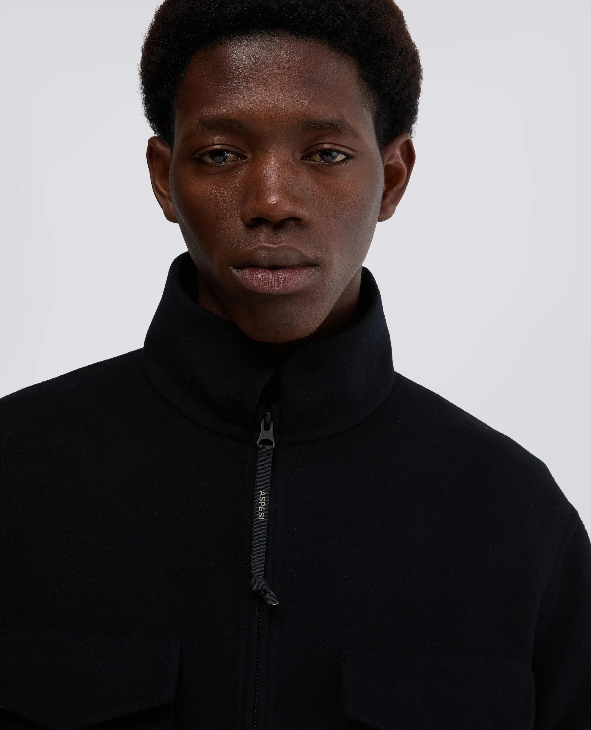 FIELD JACKET NELSON IN DOUBLE DI LANA - NAVY - Image 4