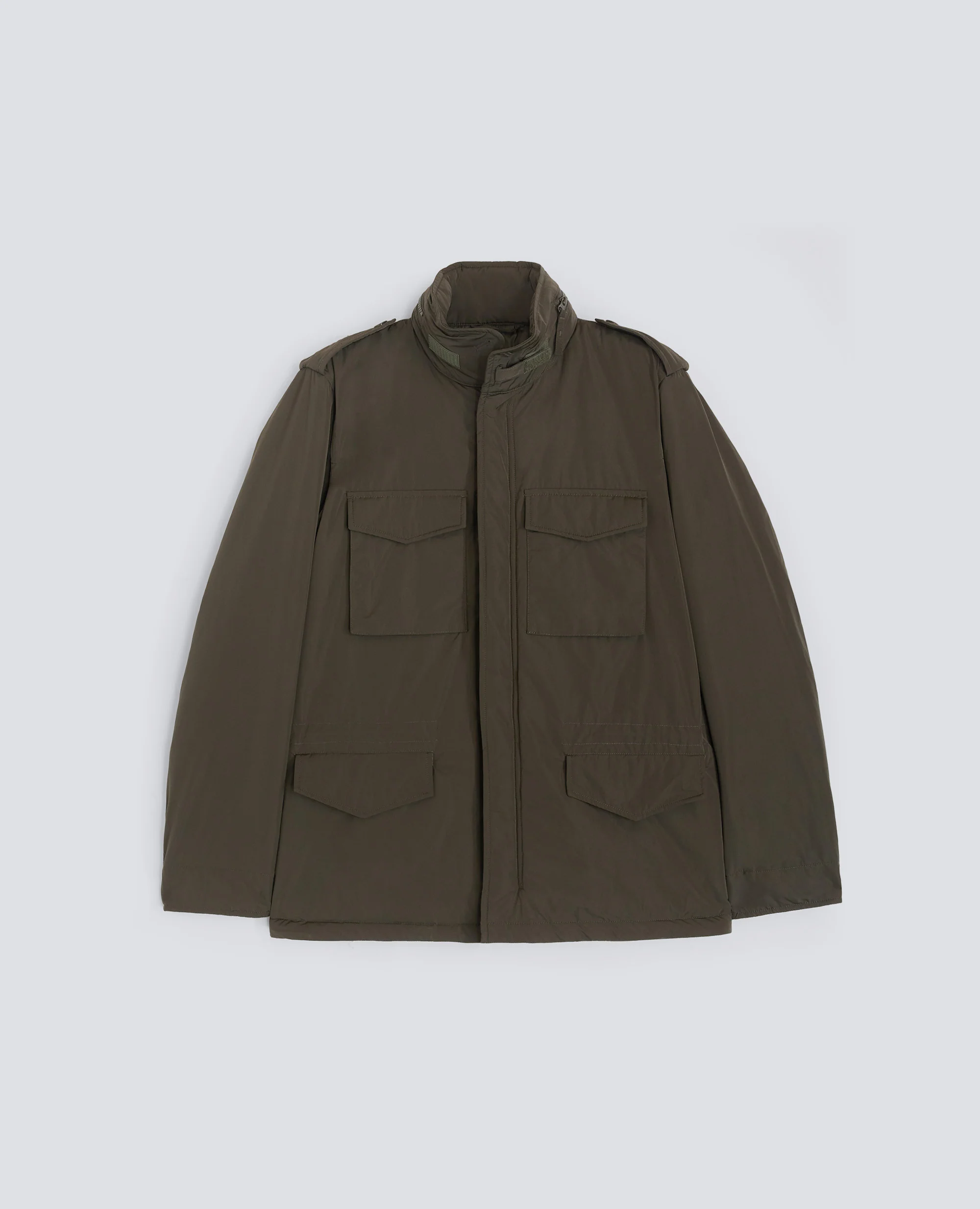 FIELD JACKET MINI FIELD VENTO IN NYLON - MILITARE