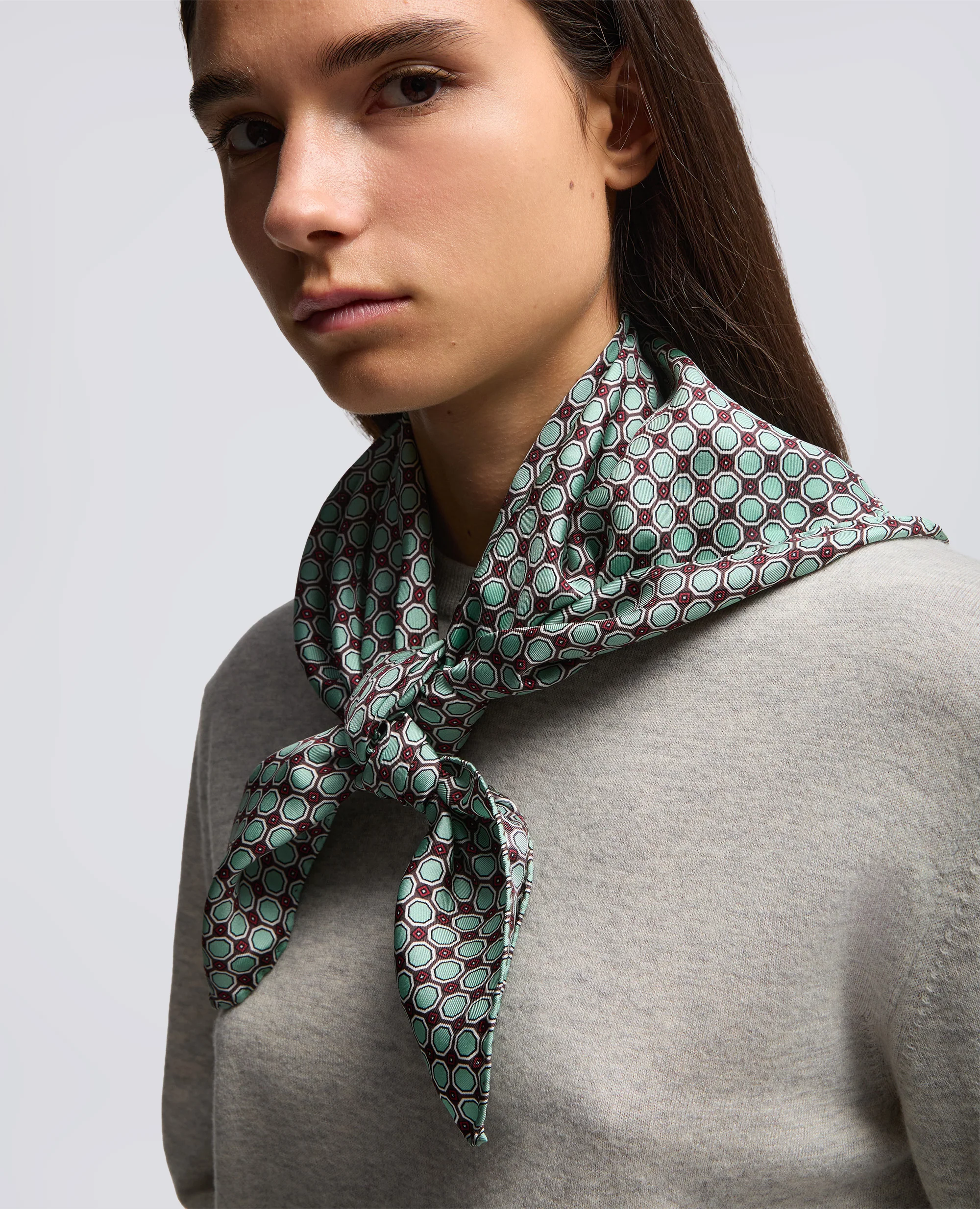 FOULARD IN TWILL DI SETA - VDEACQUA/MRRONE - Image 2