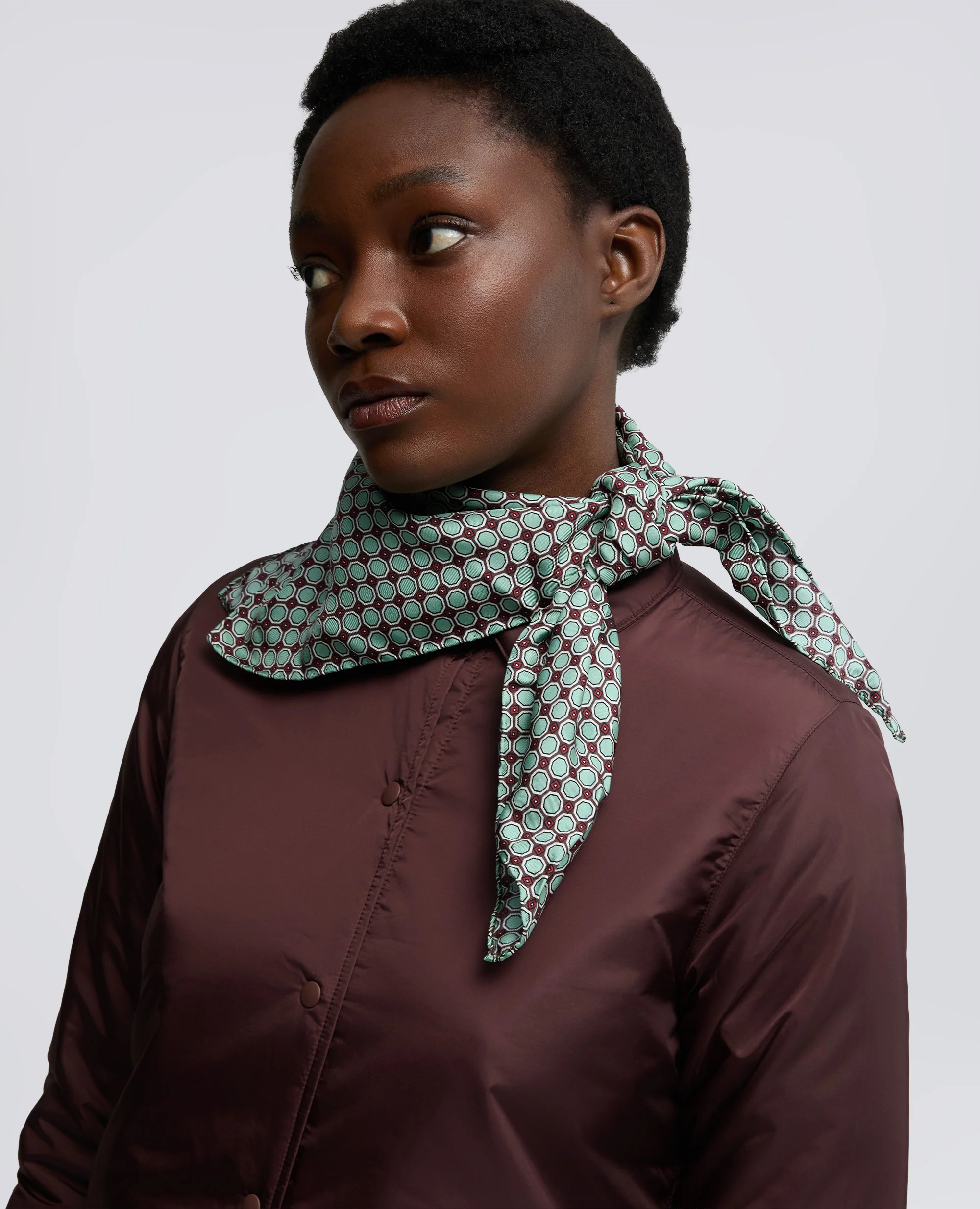 FOULARD IN TWILL DI SETA - VDEACQUA/MRRONE - Image 3