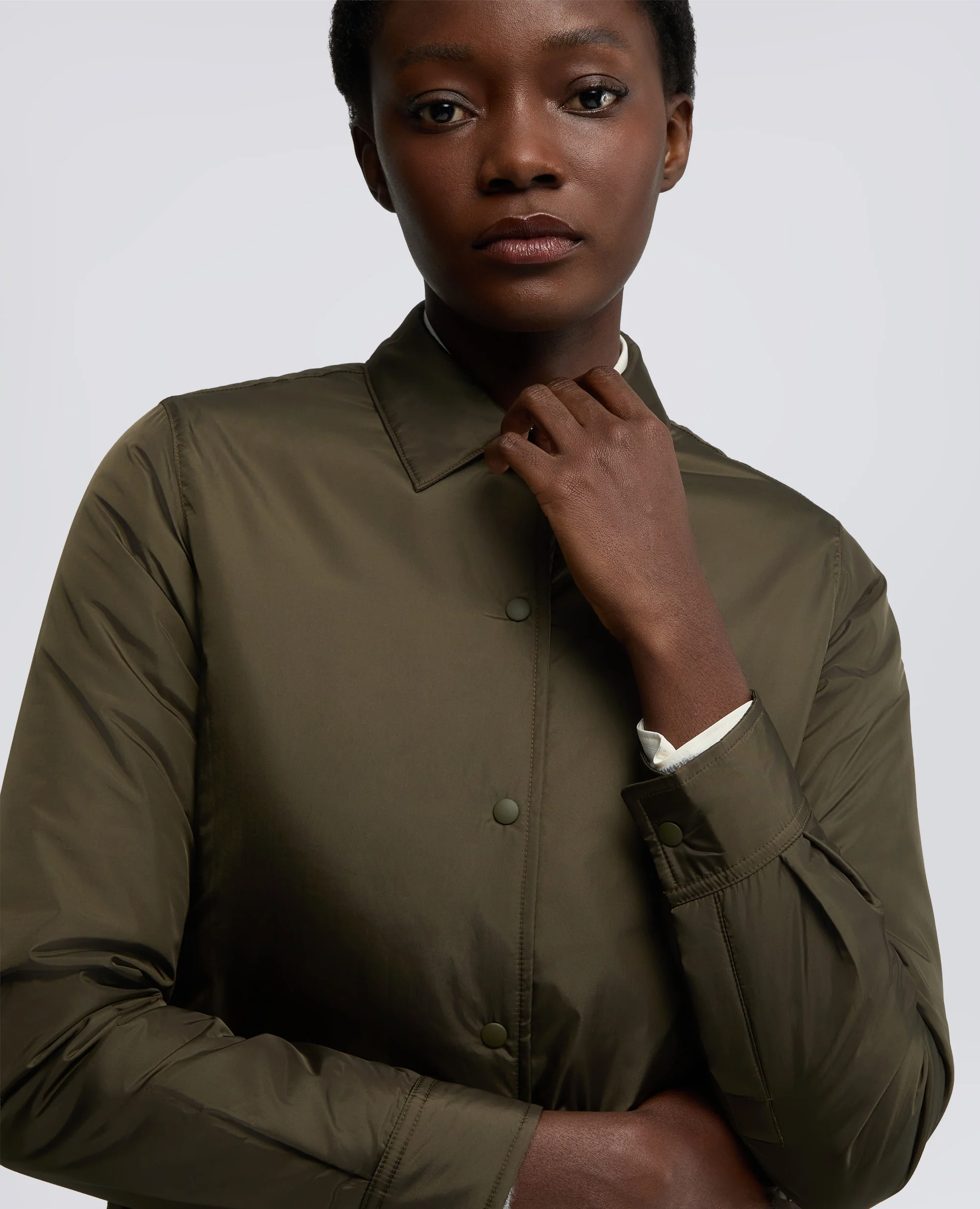 GIACCA CAMICIA GLUE - MILITARE - Image 4