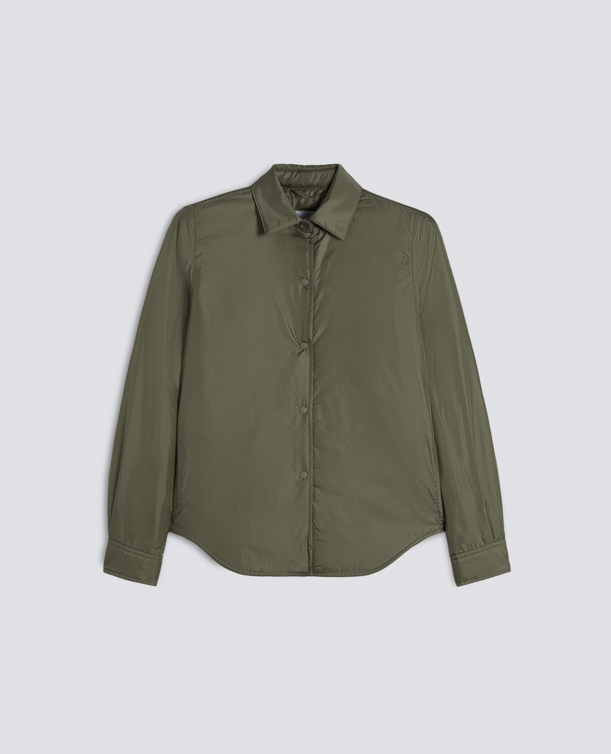 GIACCA CAMICIA GLUE IN NYLON - OLIVA