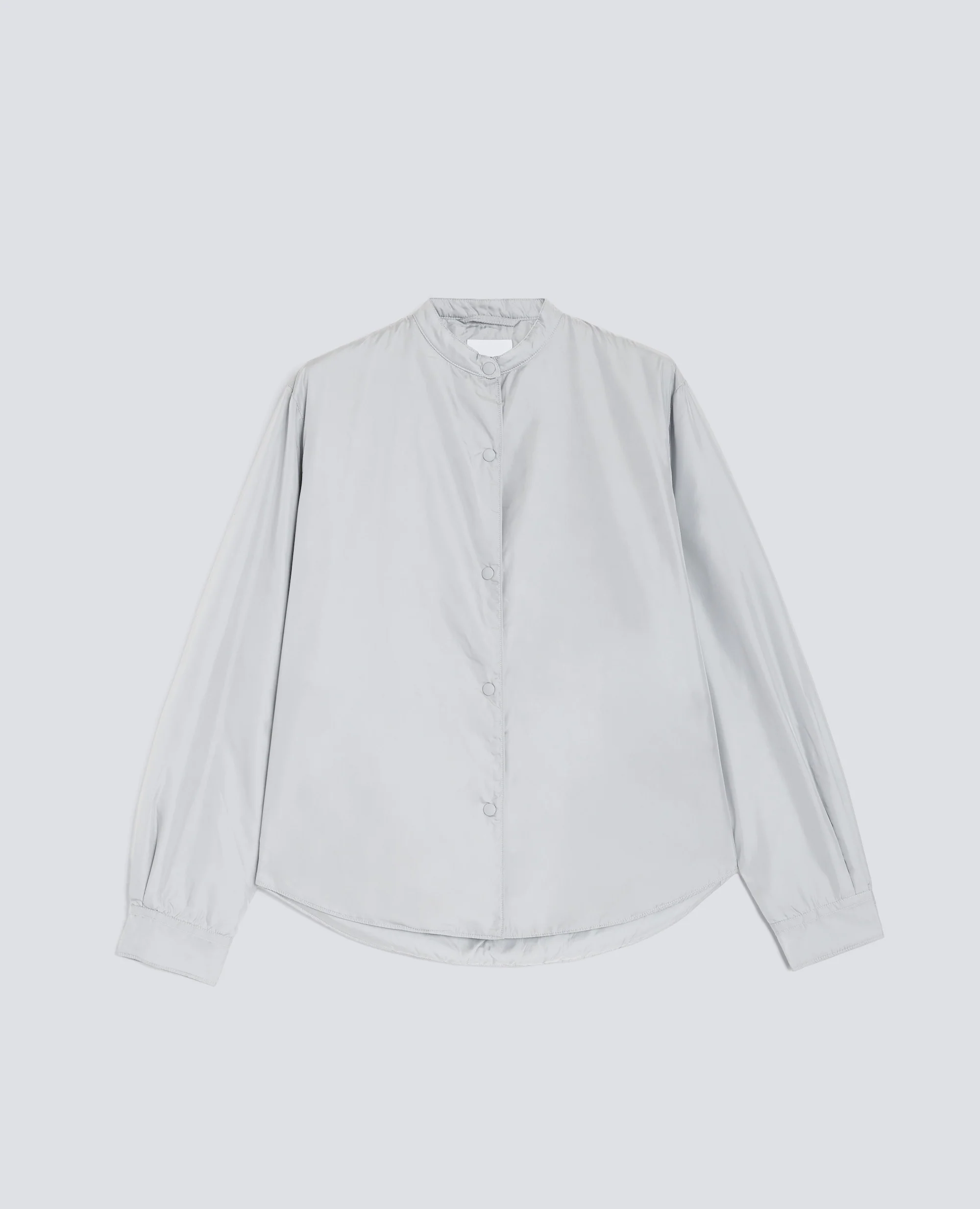 GIACCA CAMICIA IN TAFFETÀ TECNICO - GRIGIO