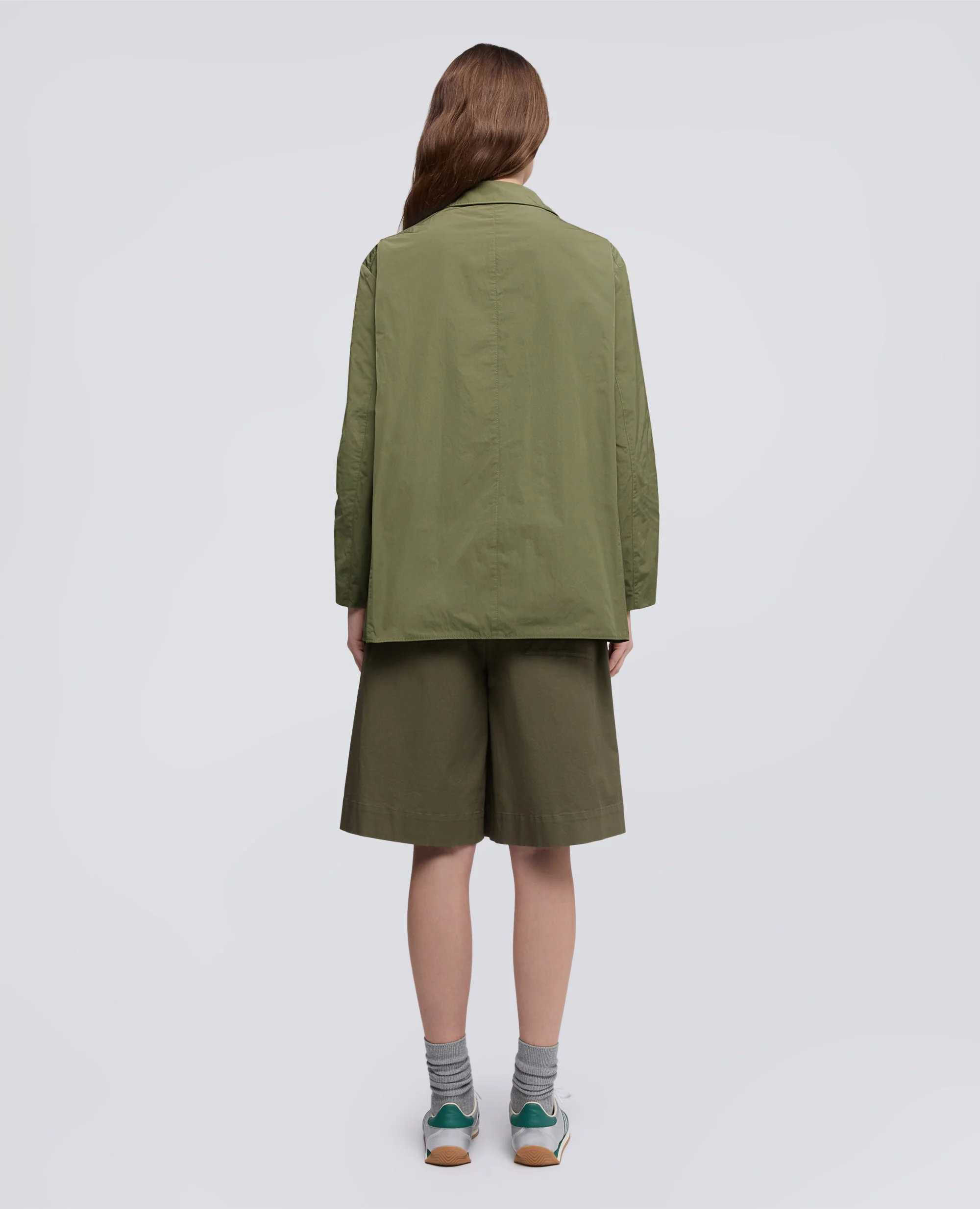 GIACCA IN TAFFETAS - VERDE - Image 3