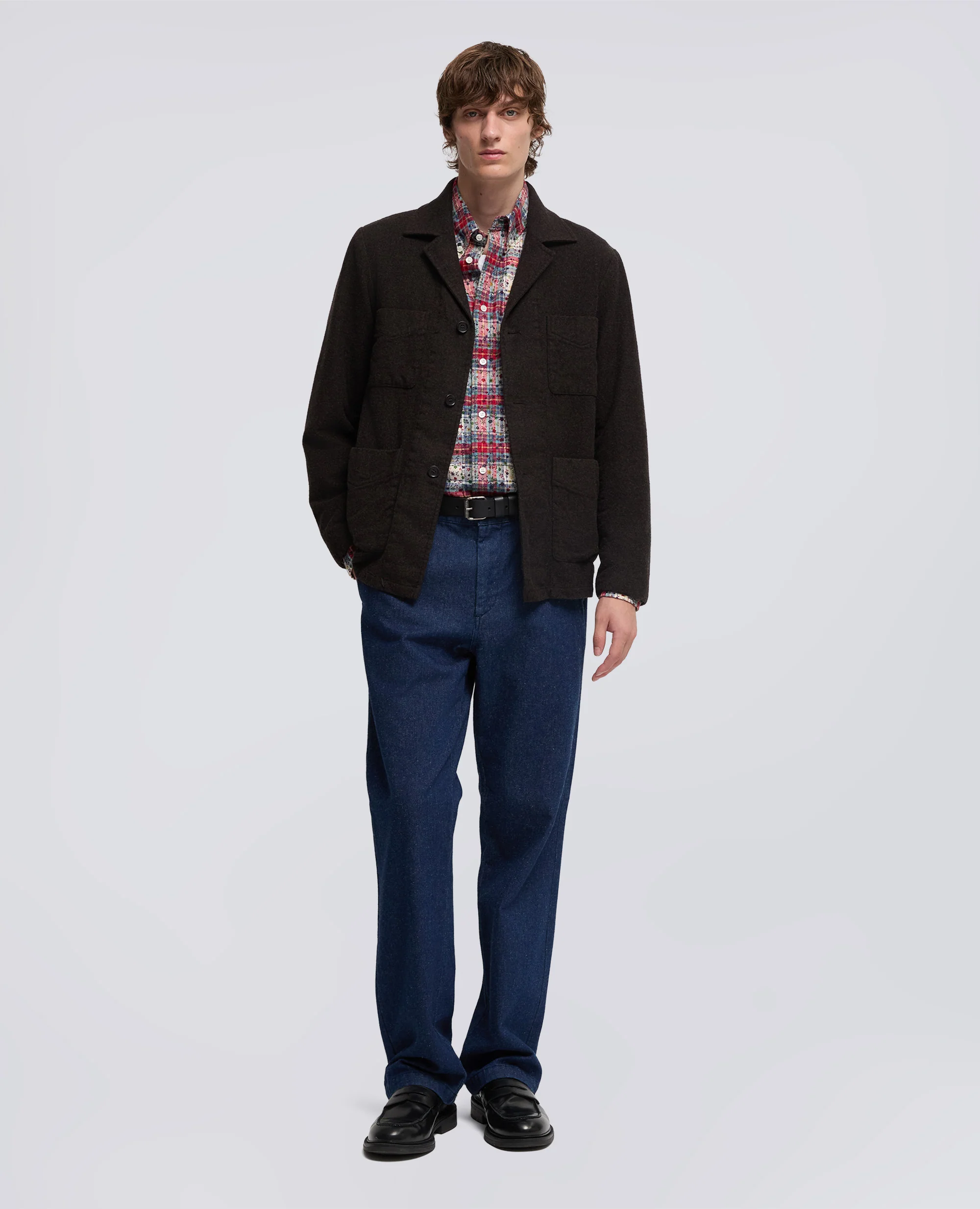 OVERSHIRT FANDANGO WINT IN LANA E CASHMERE - MARRONE - Image 2