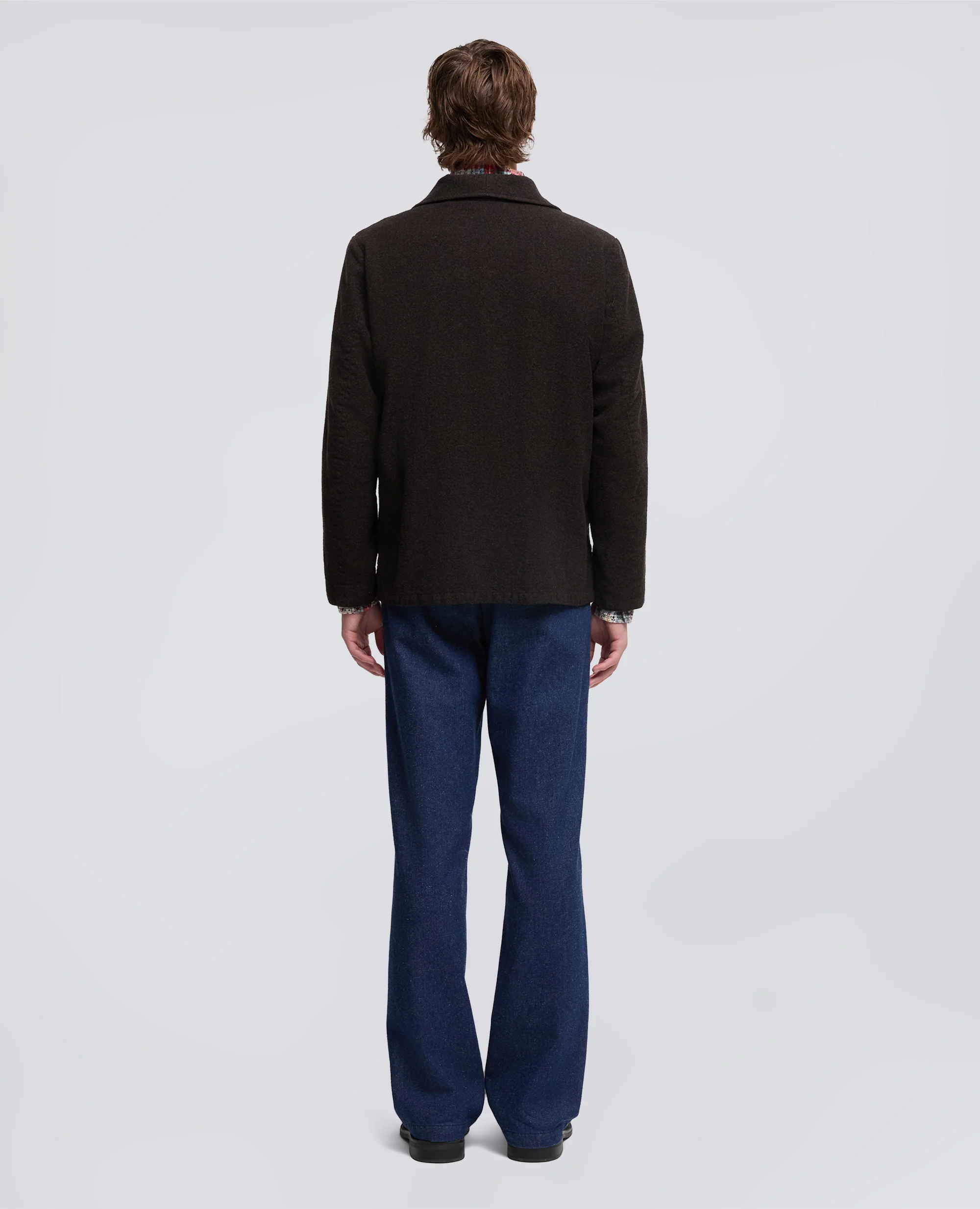 OVERSHIRT FANDANGO WINT IN LANA E CASHMERE - MARRONE - Image 3