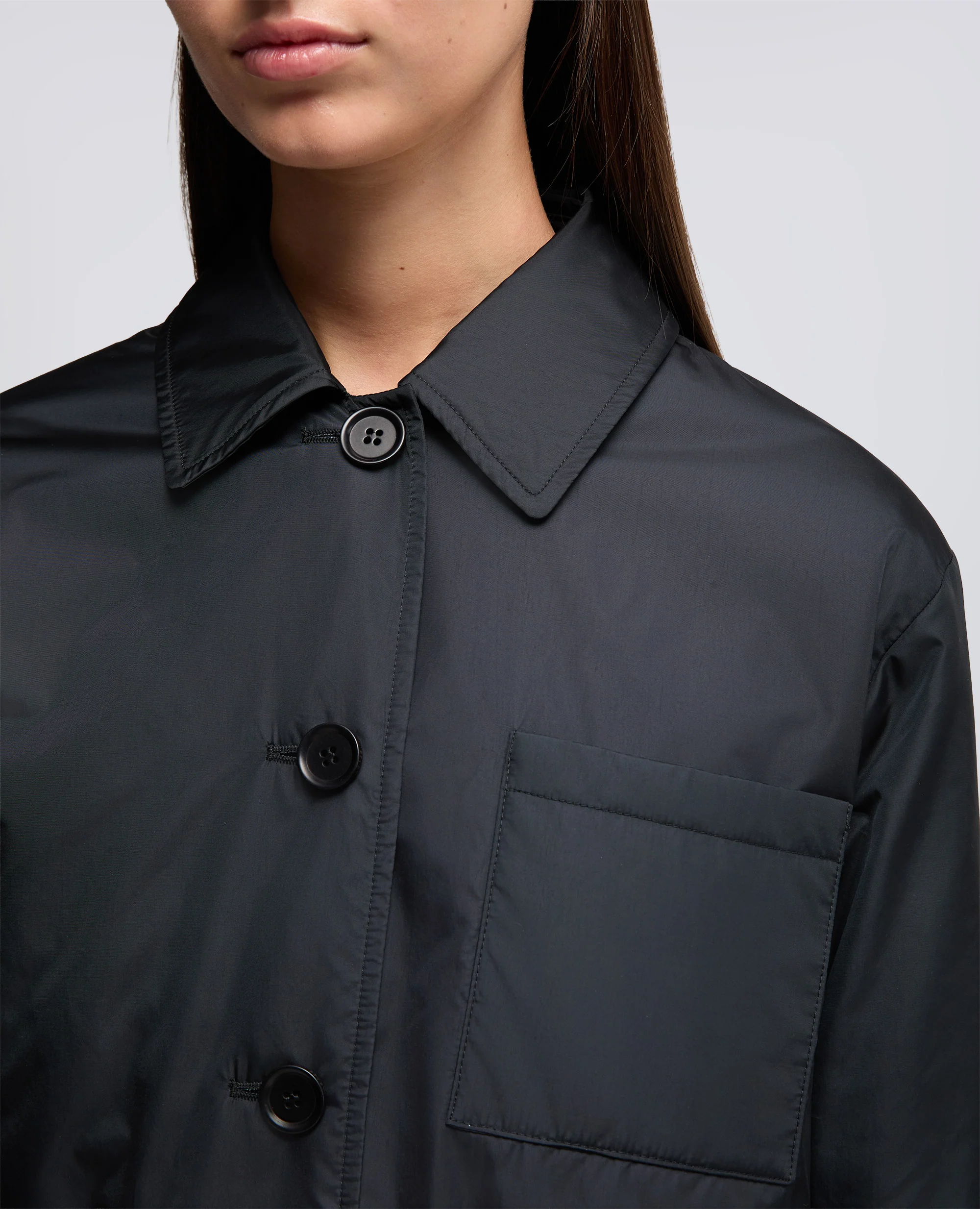 GIACCA IN NYLON - NERO - Image 4