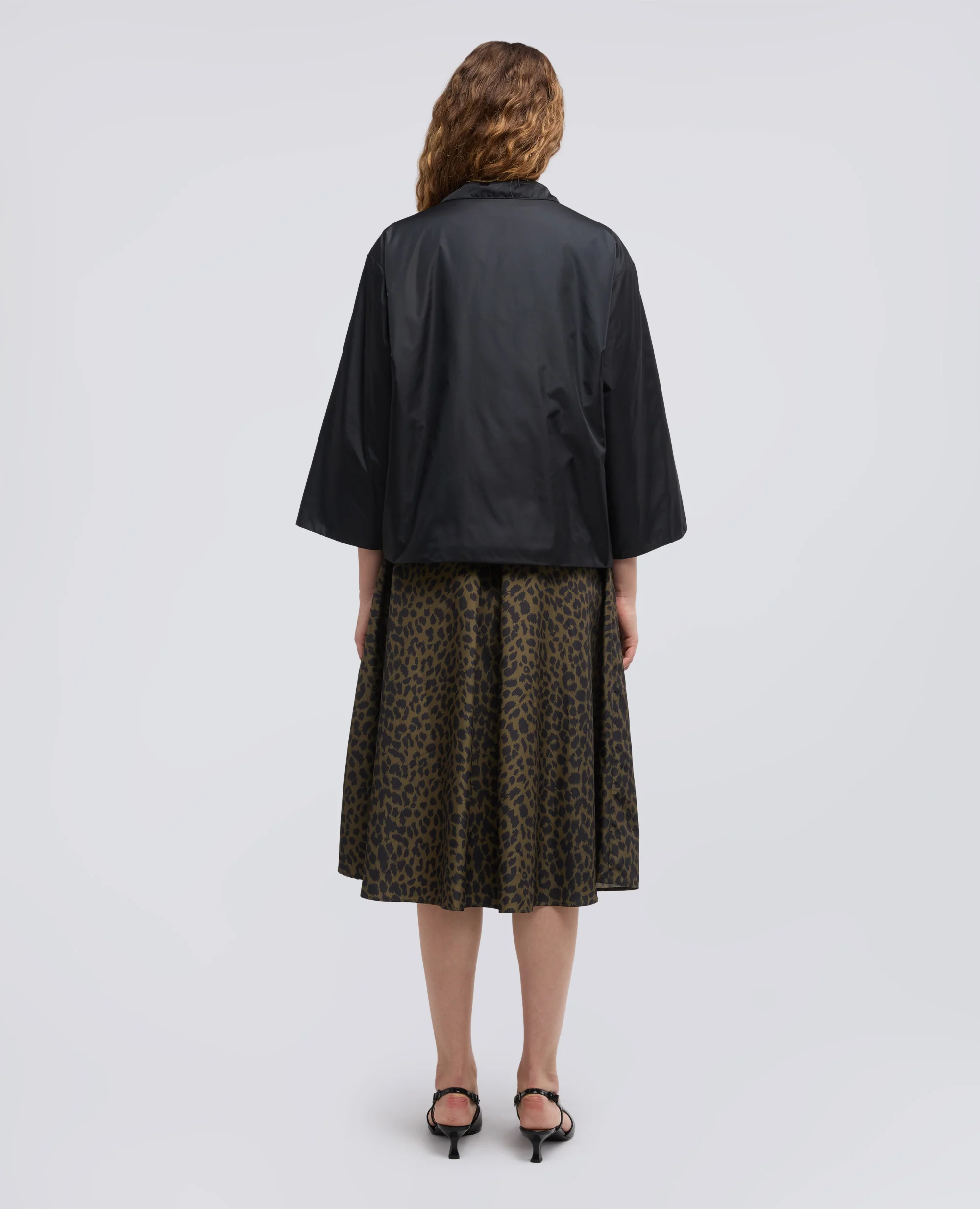 GIACCA IN NYLON - NERO - Image 3