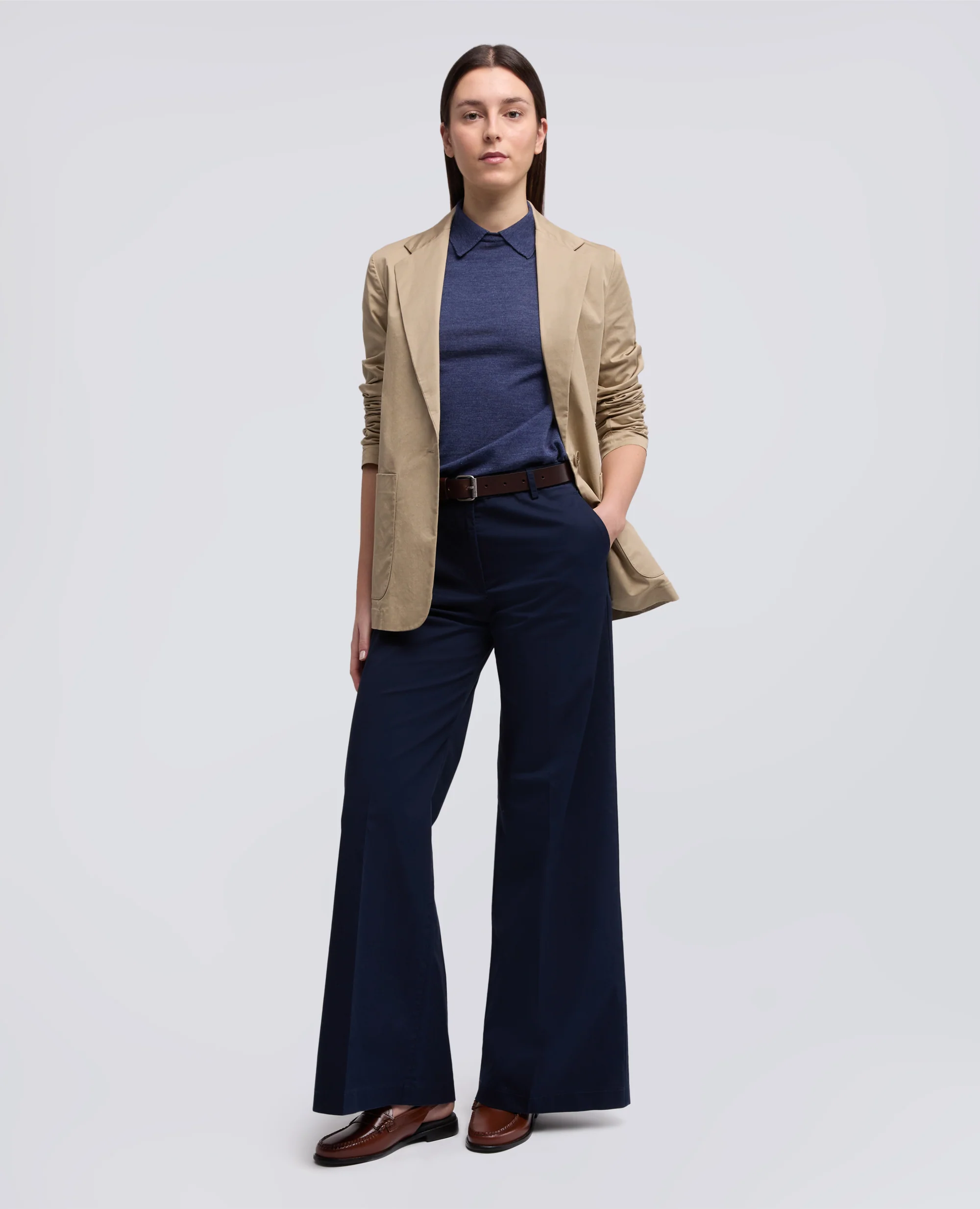 GIACCA MONOPETTO DECOSTRUITA IN TWILL DI COTONE - COLONIALE - Image 2