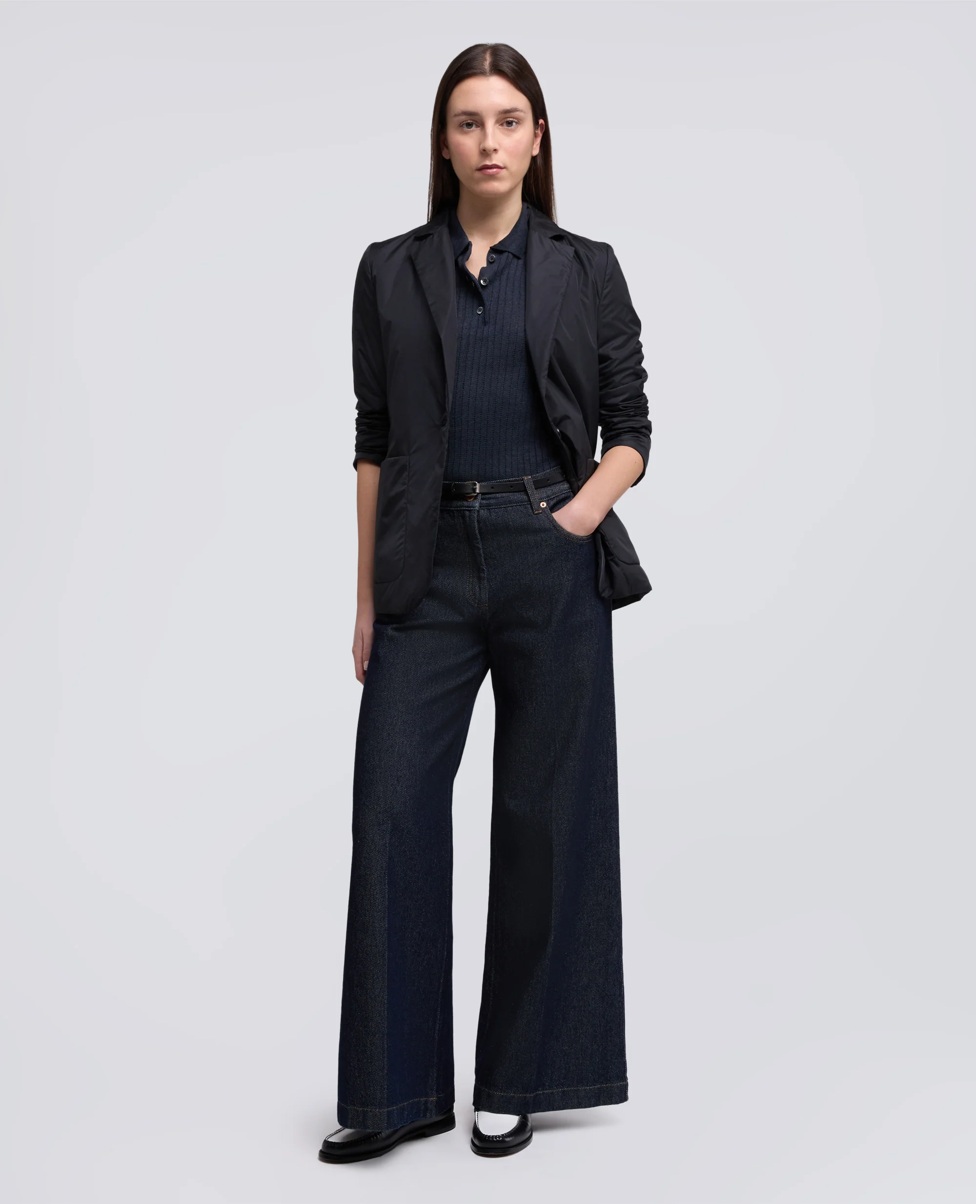 GIACCA IN NYLON IMBOTTITA - NERO - Image 2