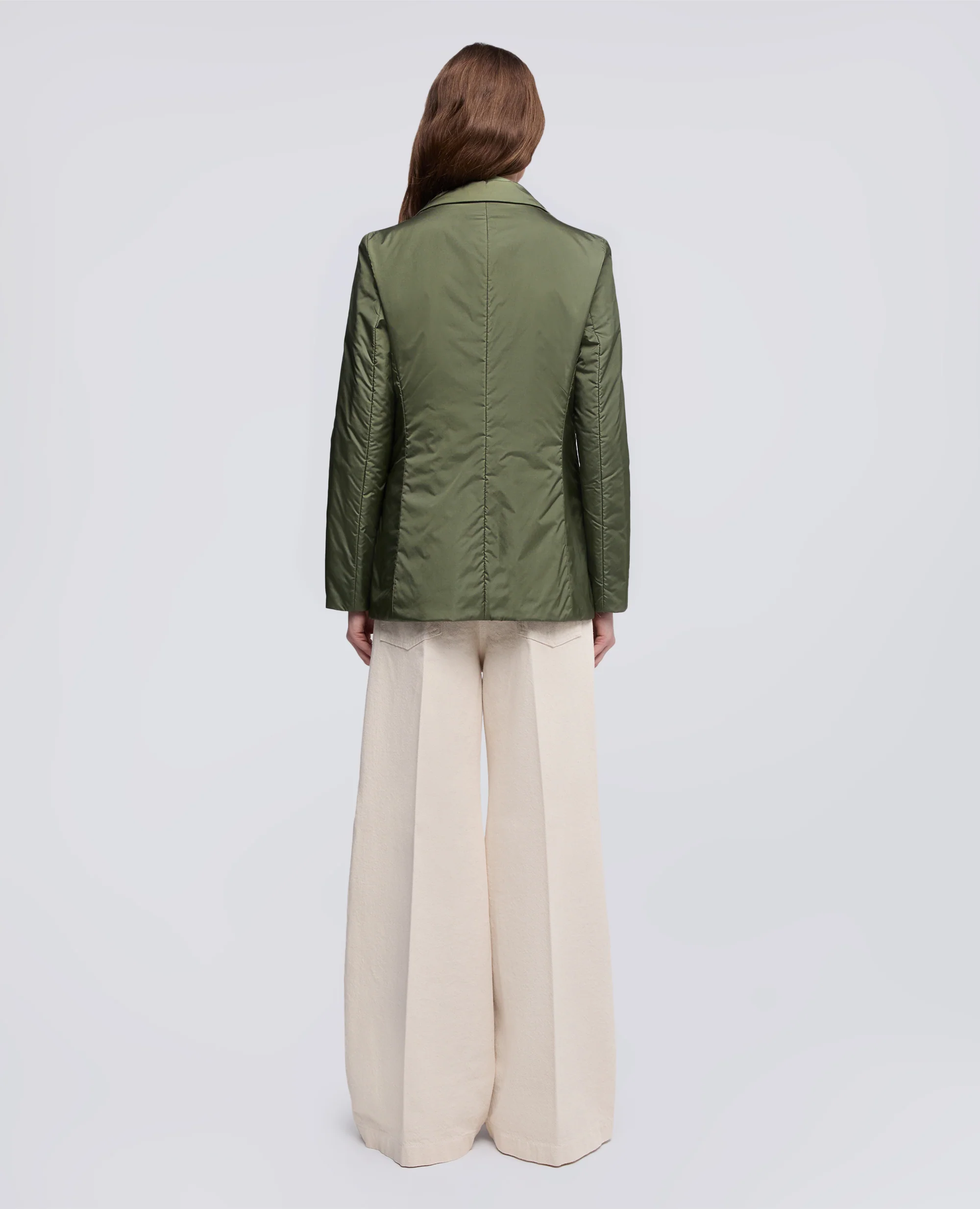 GIACCA IN NYLON IMBOTTITA - OLIVA - Image 3