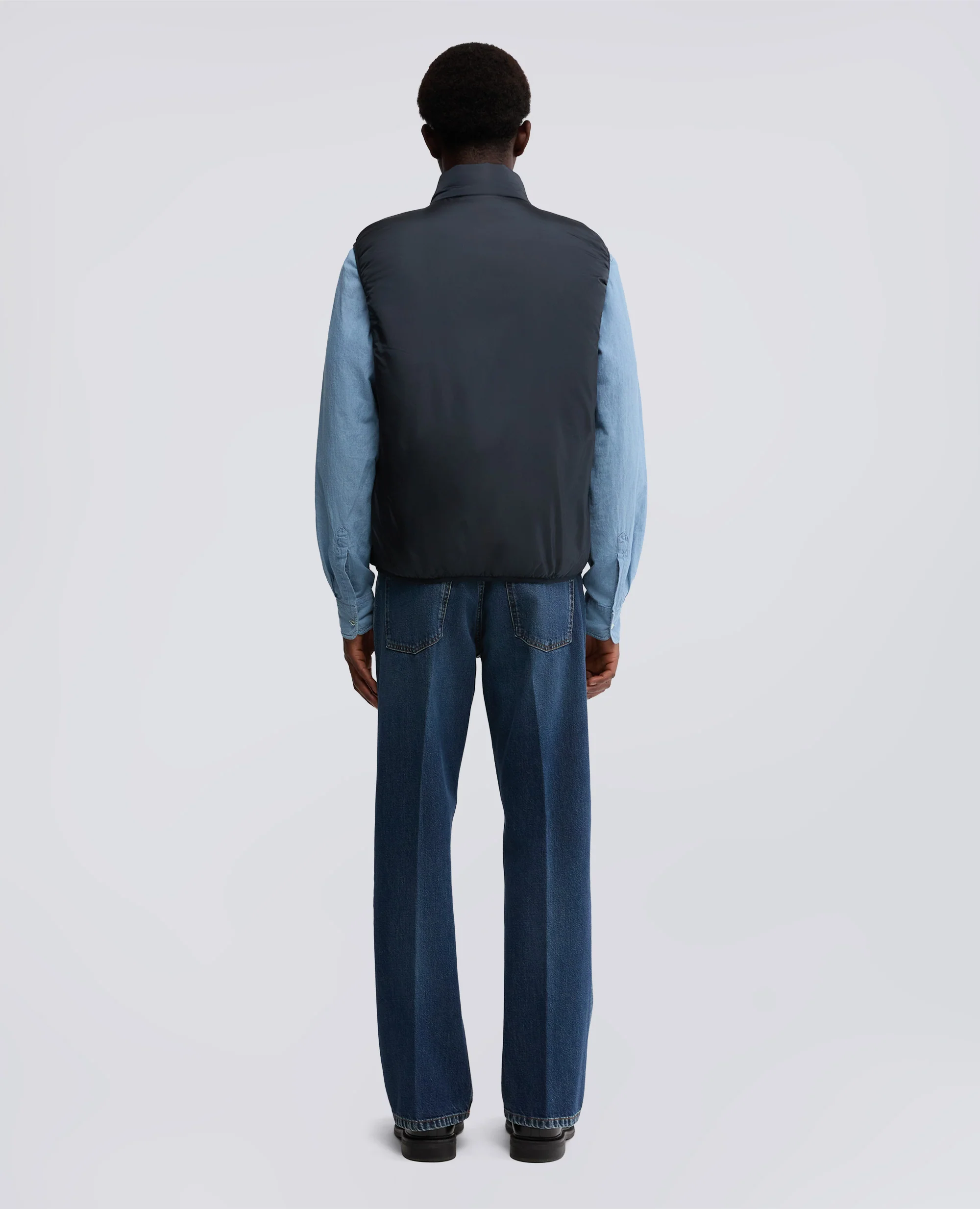 GILET JIL IN NYLON - NAVY - Image 3