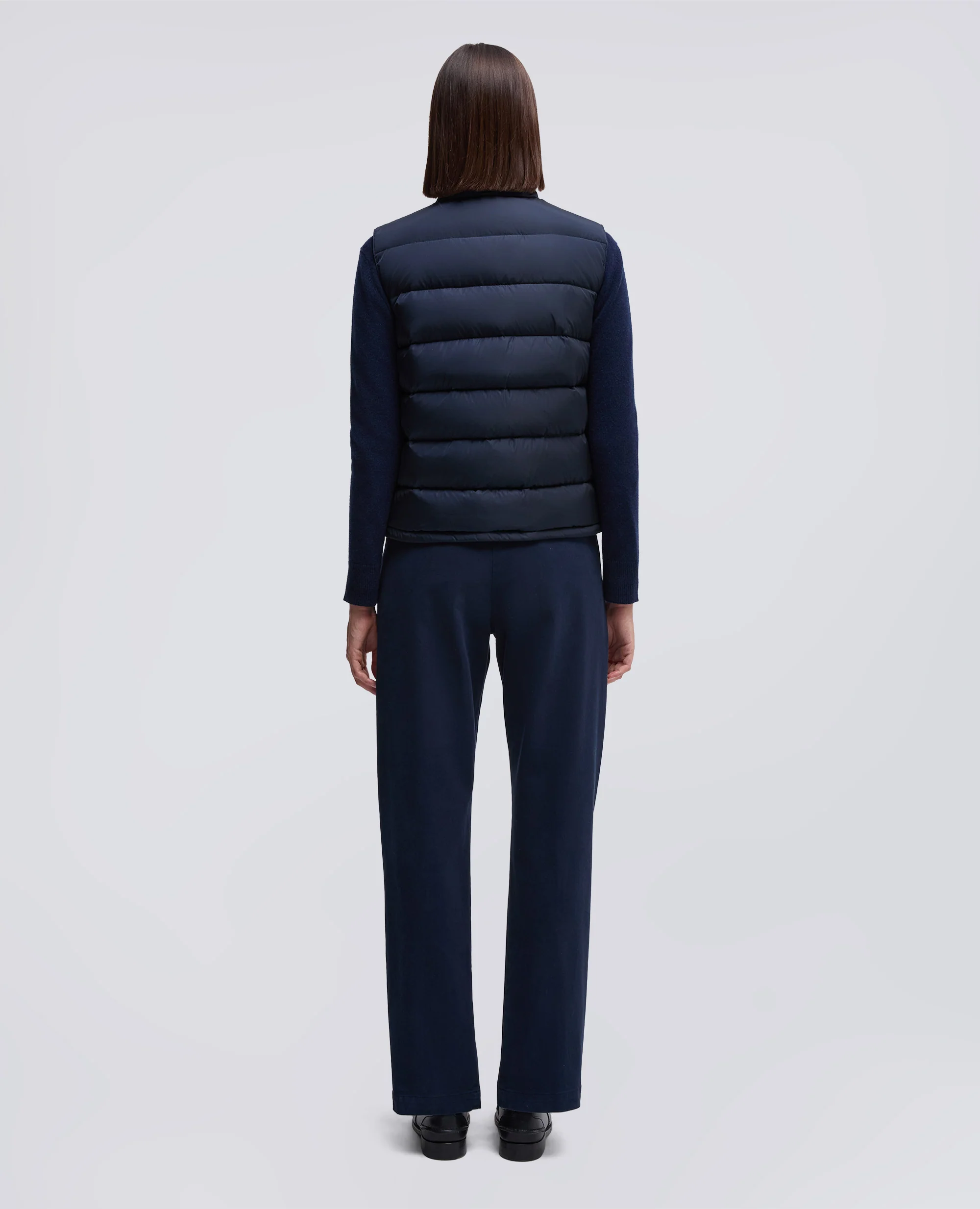 GILET NEW MINNIE IN NYLON RICICLATO - NAVY - Image 3