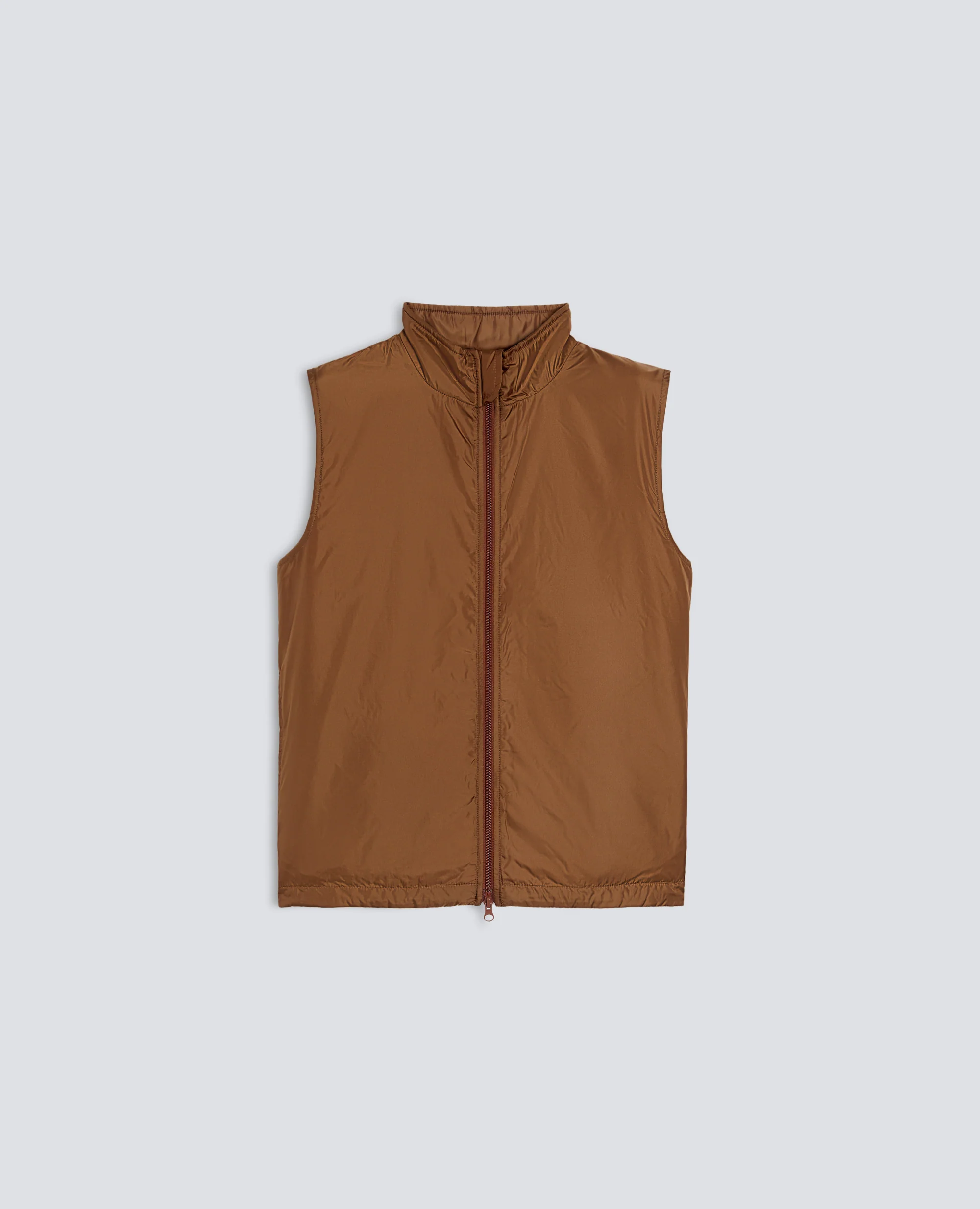 GILET VERNES IN NYLON - BISCOTTO