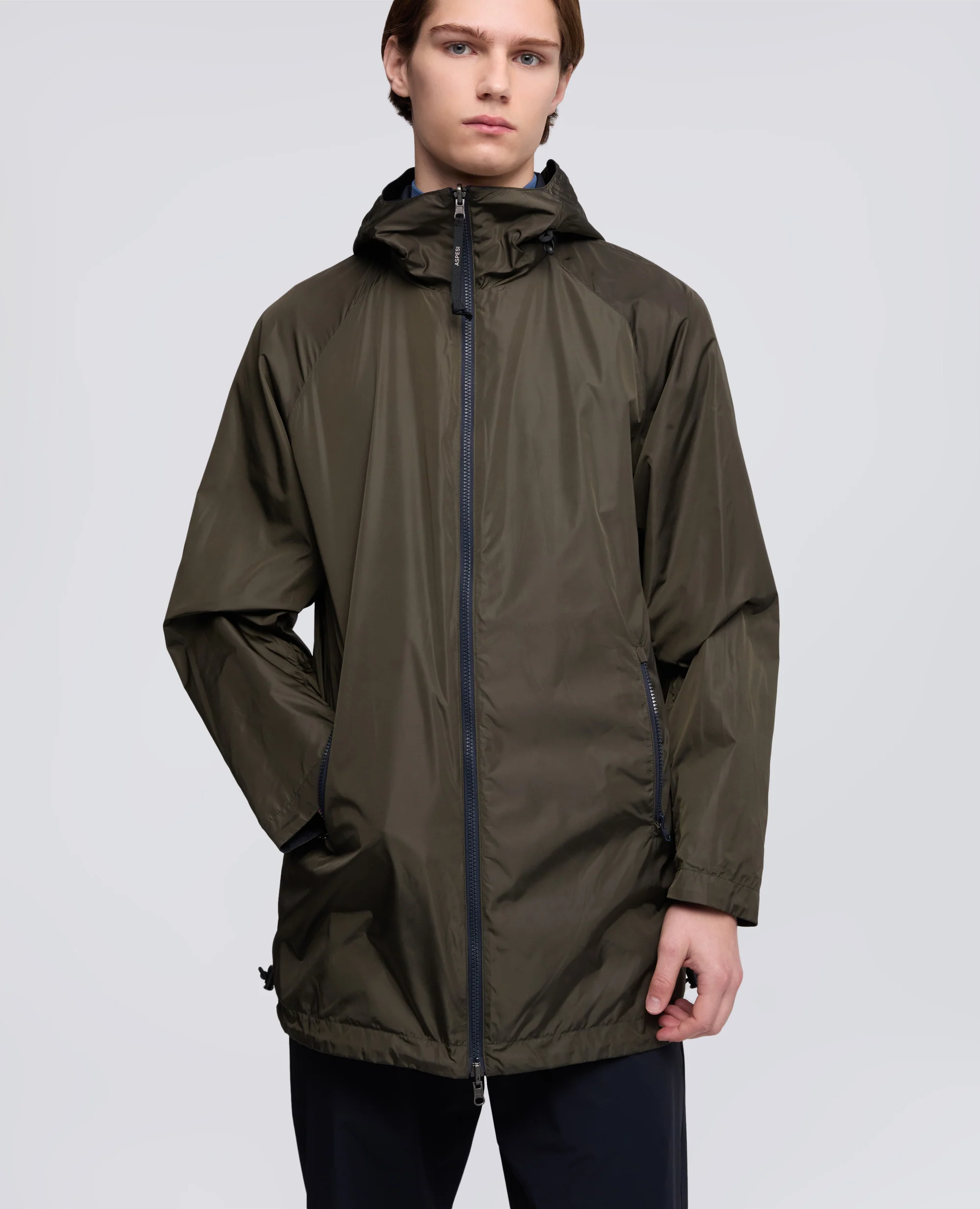 GIUBBOTTO REVERSIBILE IN TWILL DI COTONE - NAVY - Image 5