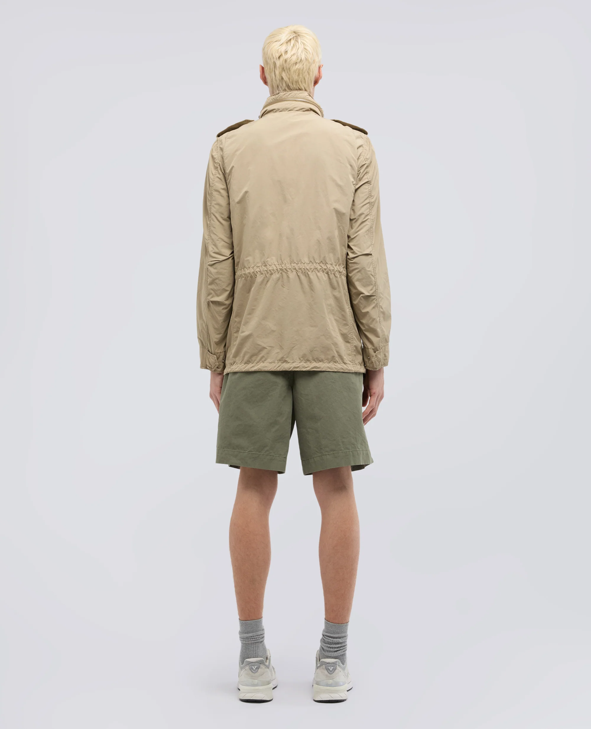 GIUBBOTTO 65 REPLICA IN POLIESTERE E NYLON COMPATTO - BEIGE - Image 3