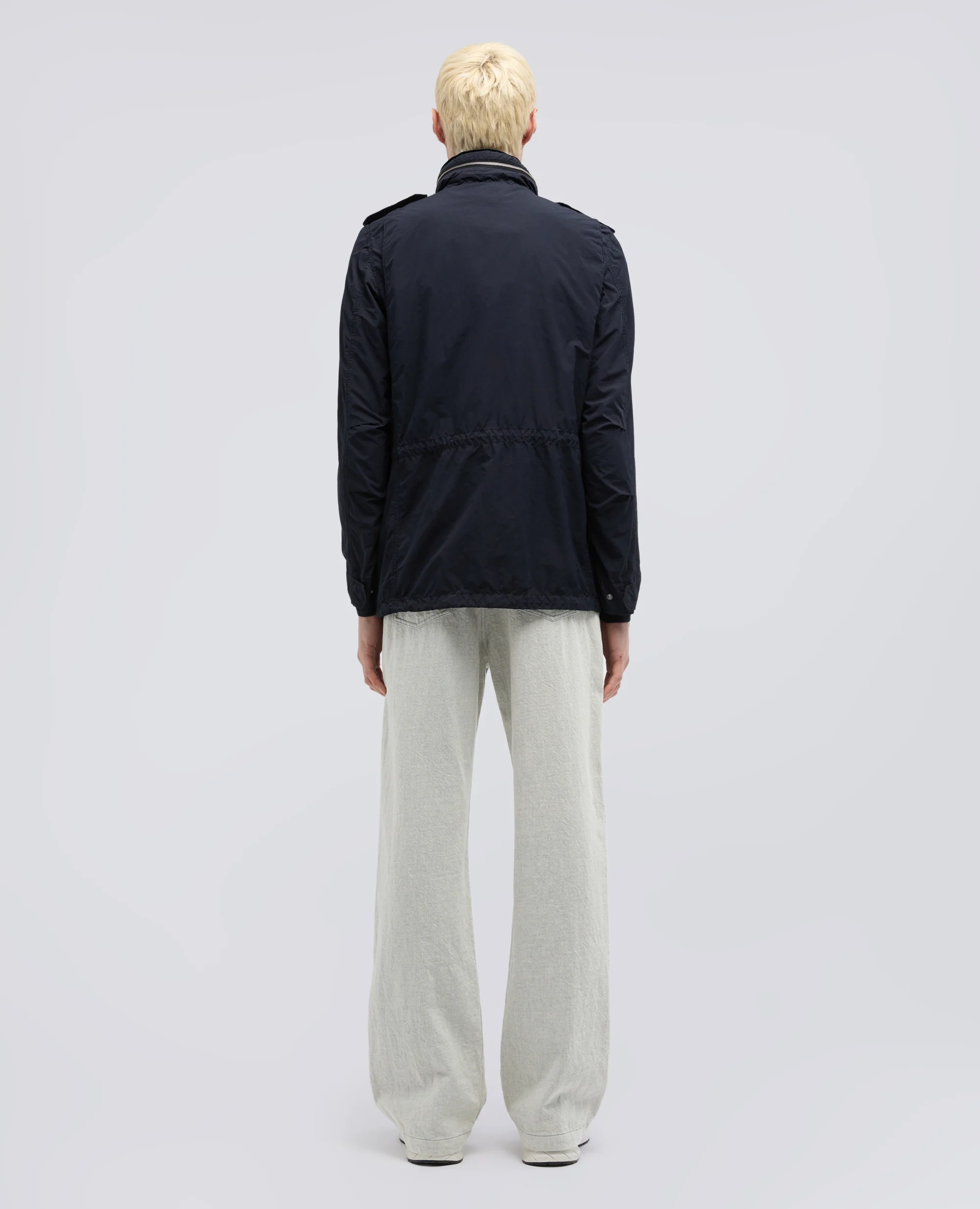 GIUBBOTTO 65 REPLICA IN POLIESTERE E NYLON COMPATTO - NAVY - Image 3